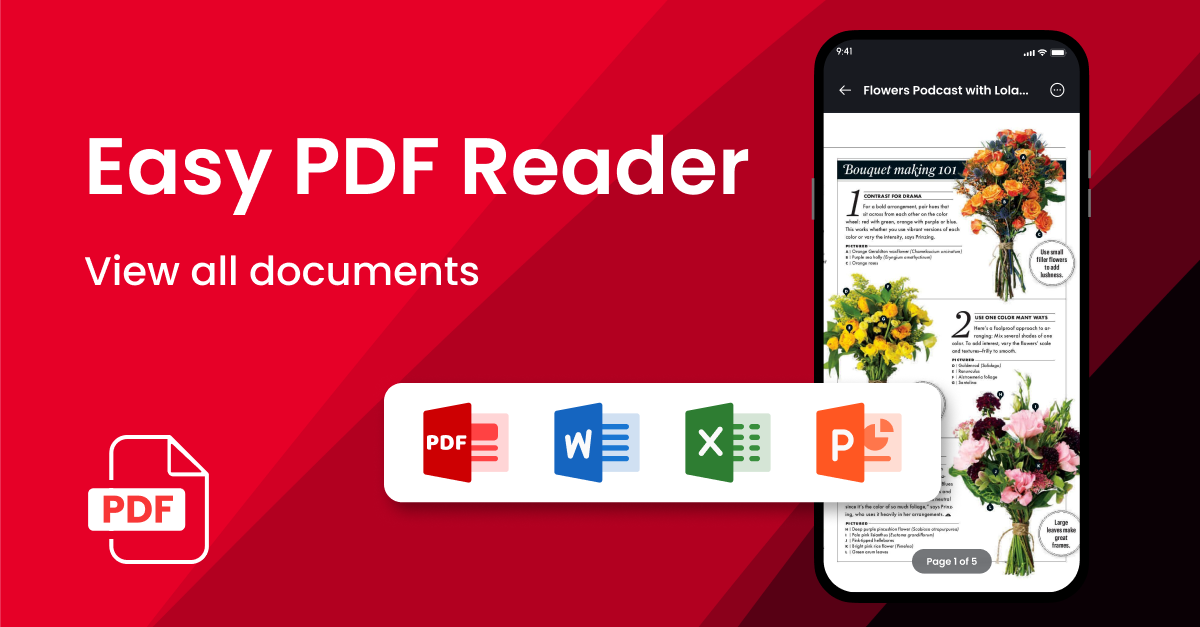 PDF Reader - PDF Viewer Facebook ad