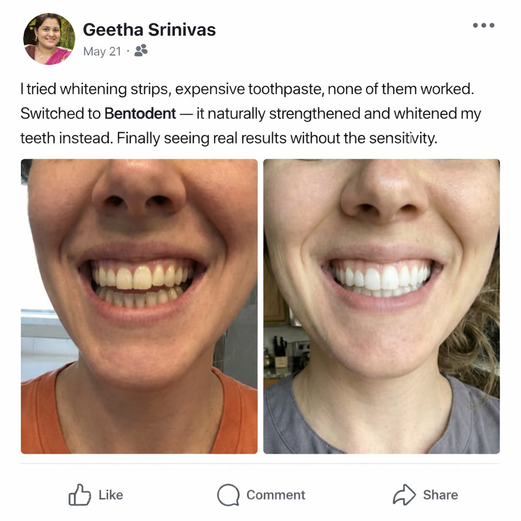 Bentodent Earthy Natural Toothpaste Facebook ad