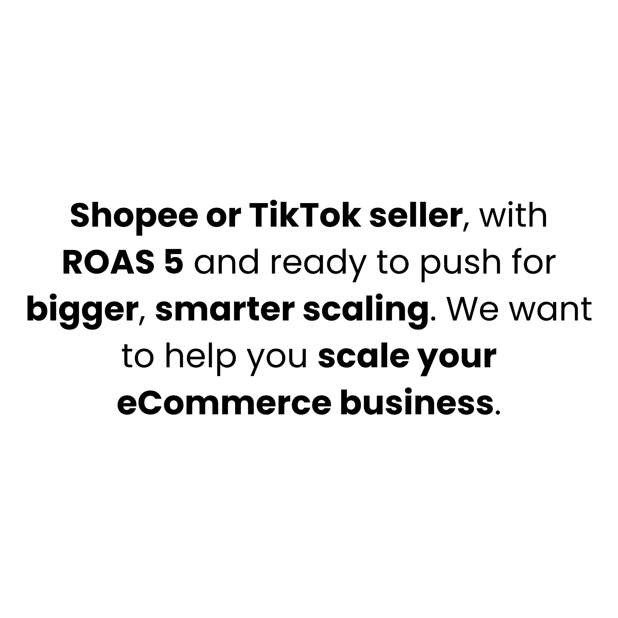 ECOM Accelerator Facebook ad