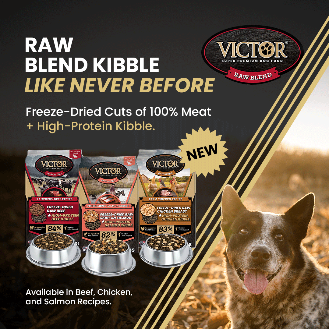 VICTOR Super Premium Pet Food Facebook ad