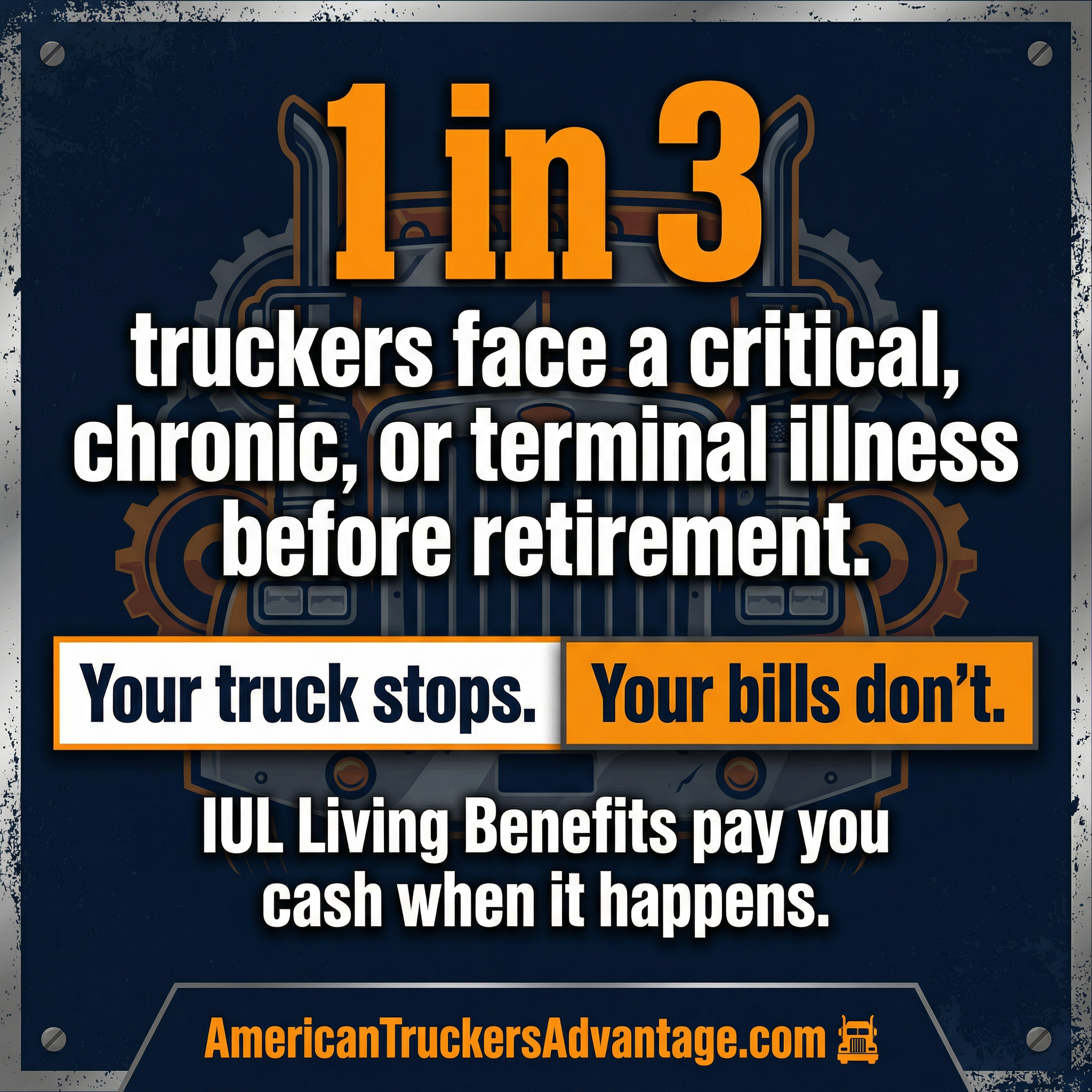 The American Trucker Advantage Facebook ad