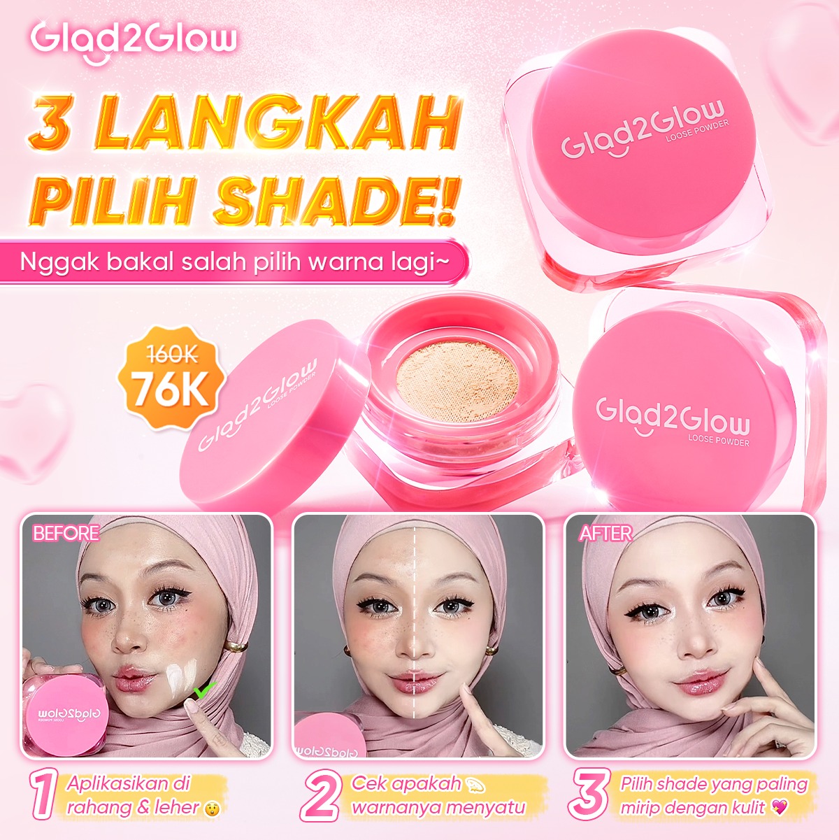 Glad2Glow / Indonesia Facebook ad