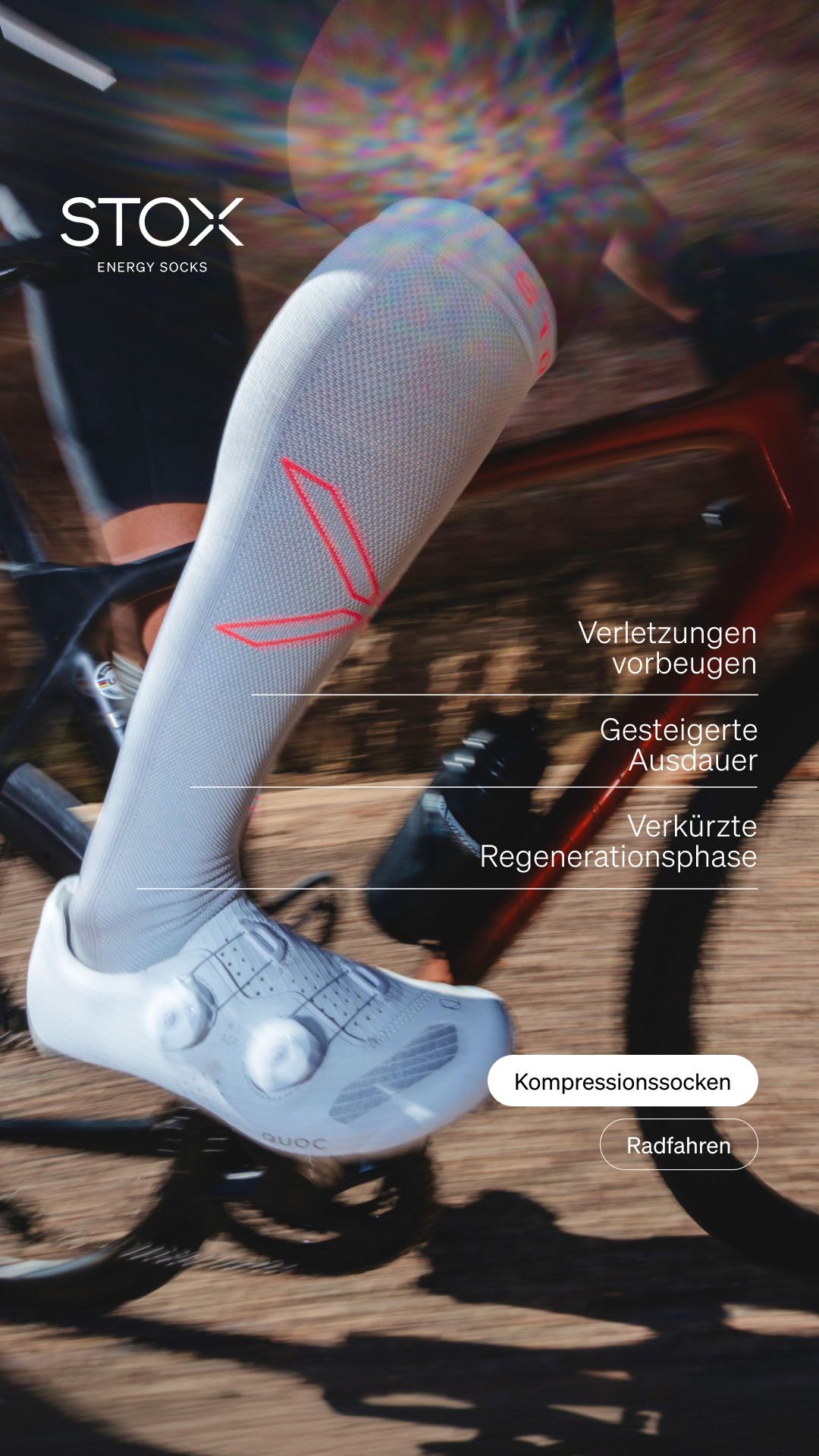 STOX Energy Socks Facebook ad