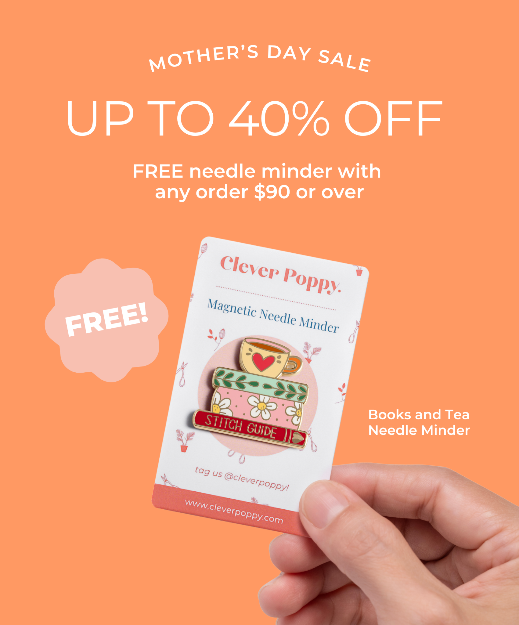 Clever Poppy Facebook ad