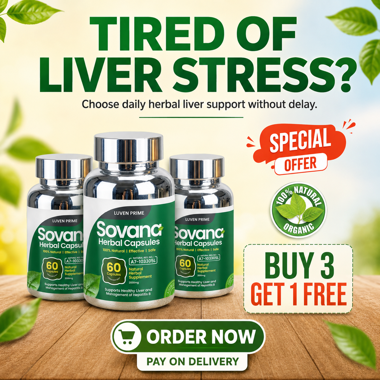 Sovana Herbal Capsules Facebook ad