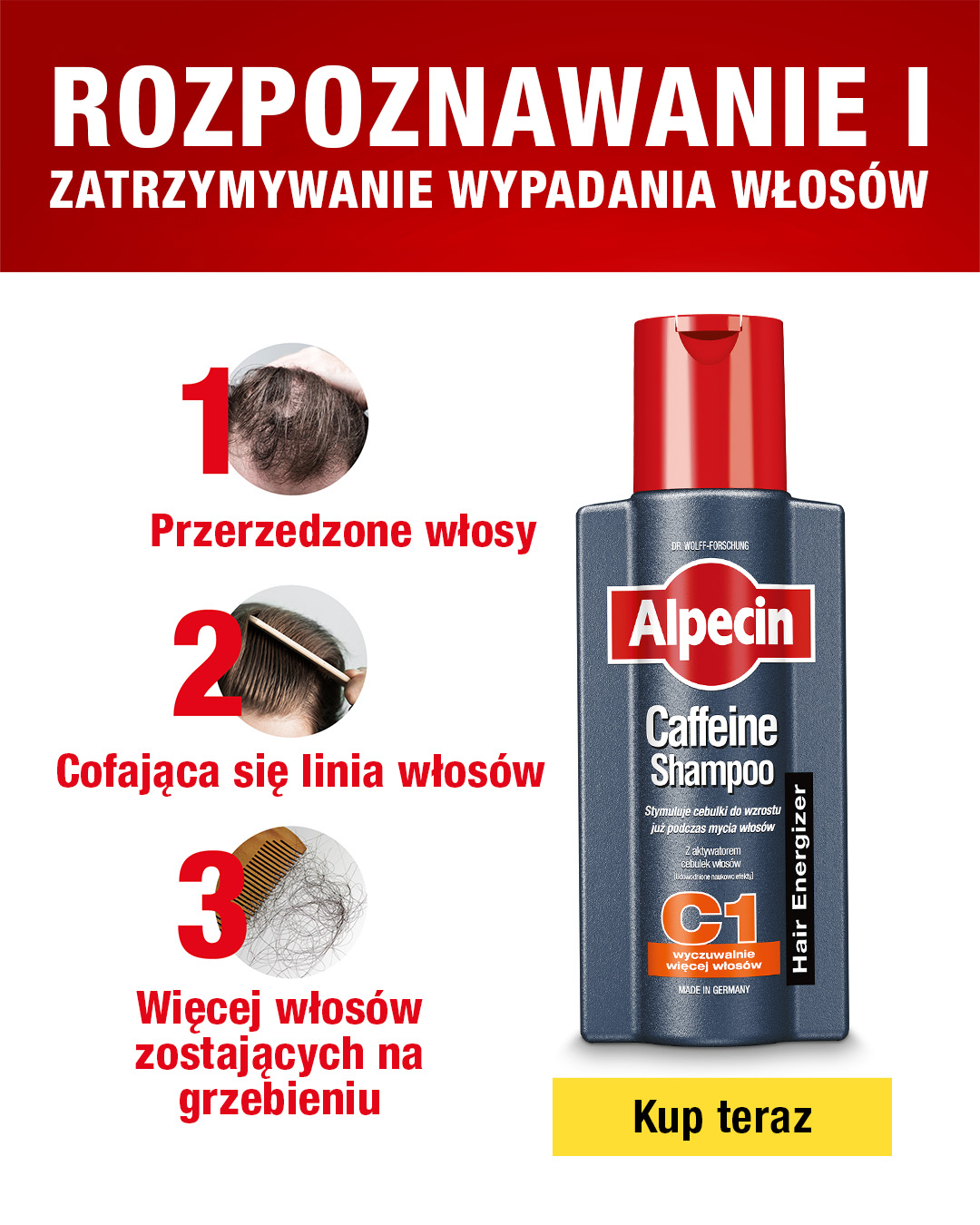 Alpecin Facebook ad