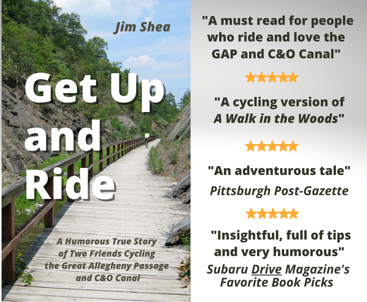 Get Up and Ride - Gap/c&o, Camino - Book Facebook ad: Get Up and Ride: Great Allegheny Passage and C&O Canal
