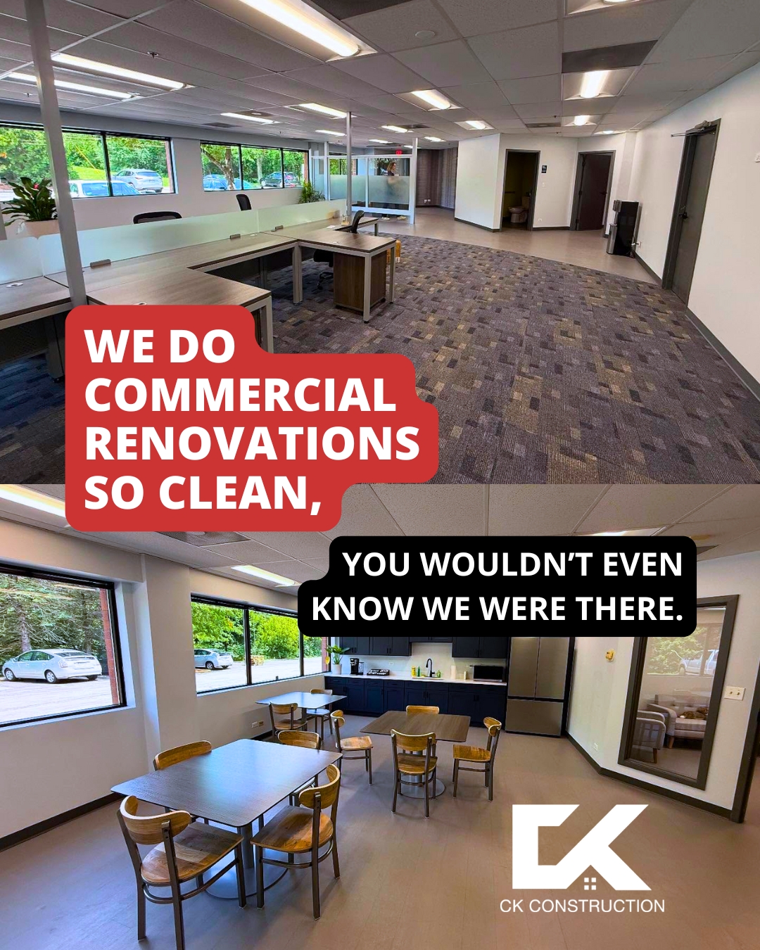 CK Construction Facebook ad
