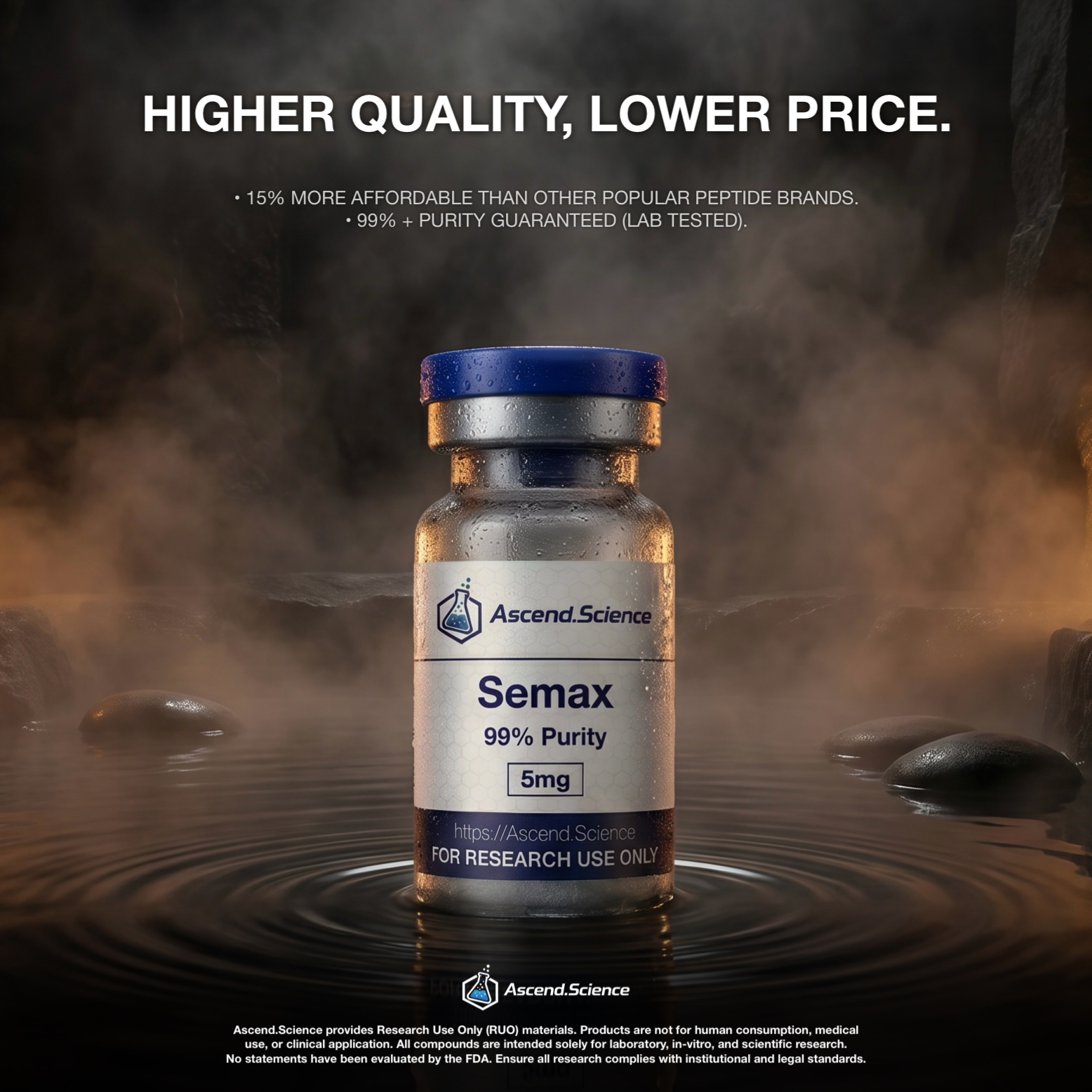 Ascend Science Facebook ad: The Standard Others Should Follow