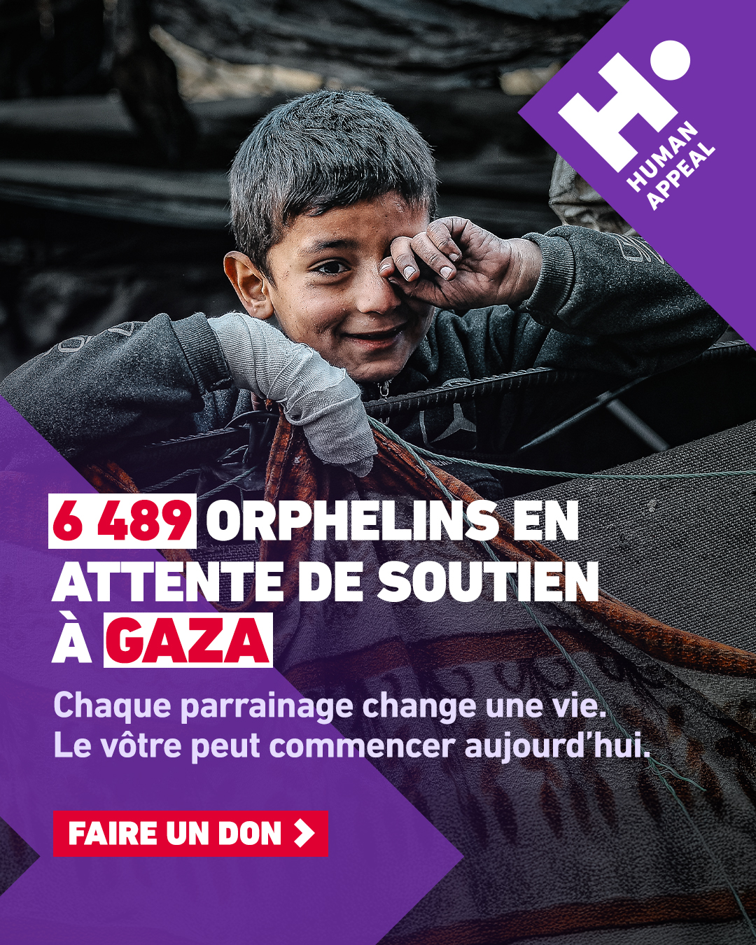 Human Appeal France Facebook ad