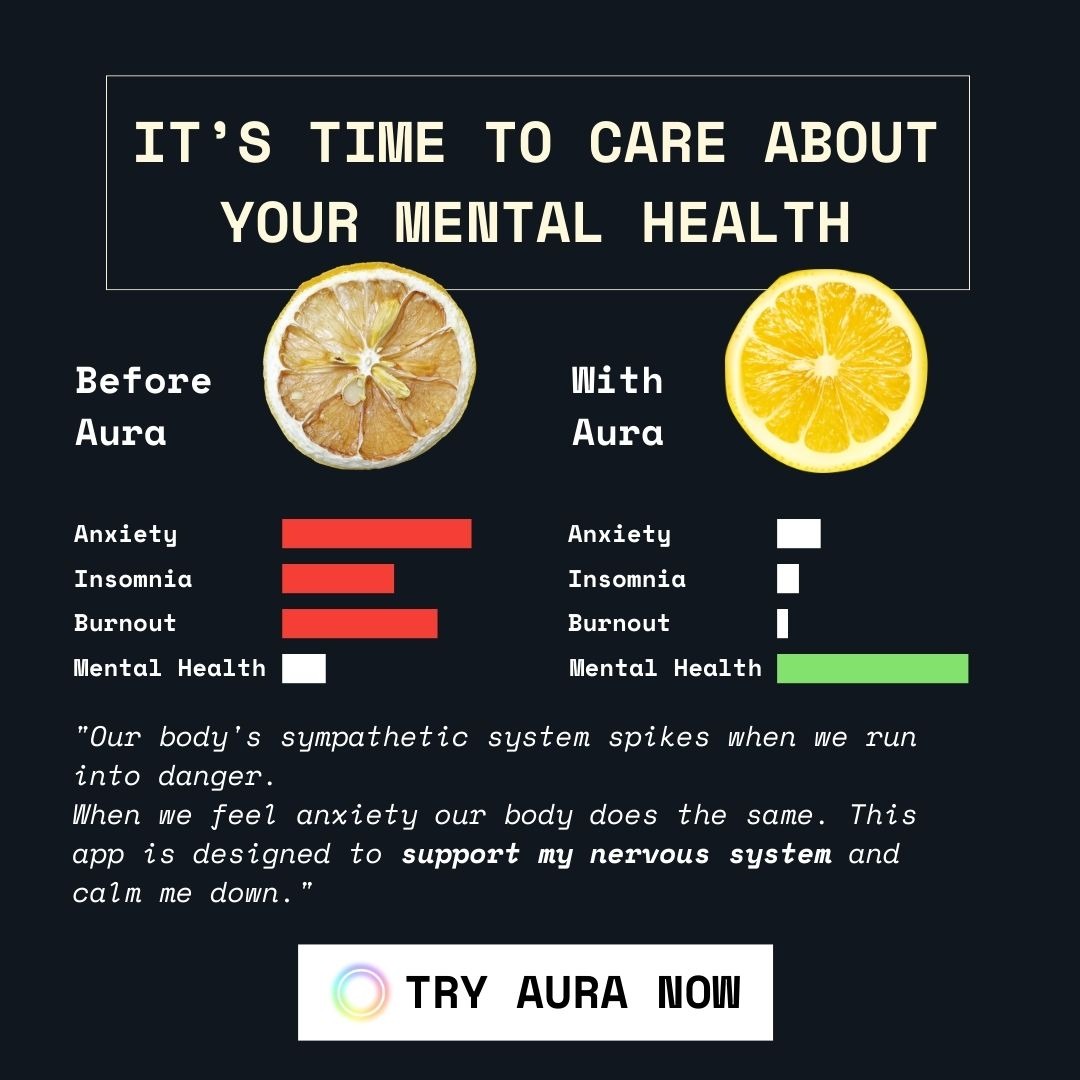 Aura: Find peace every day Facebook ad