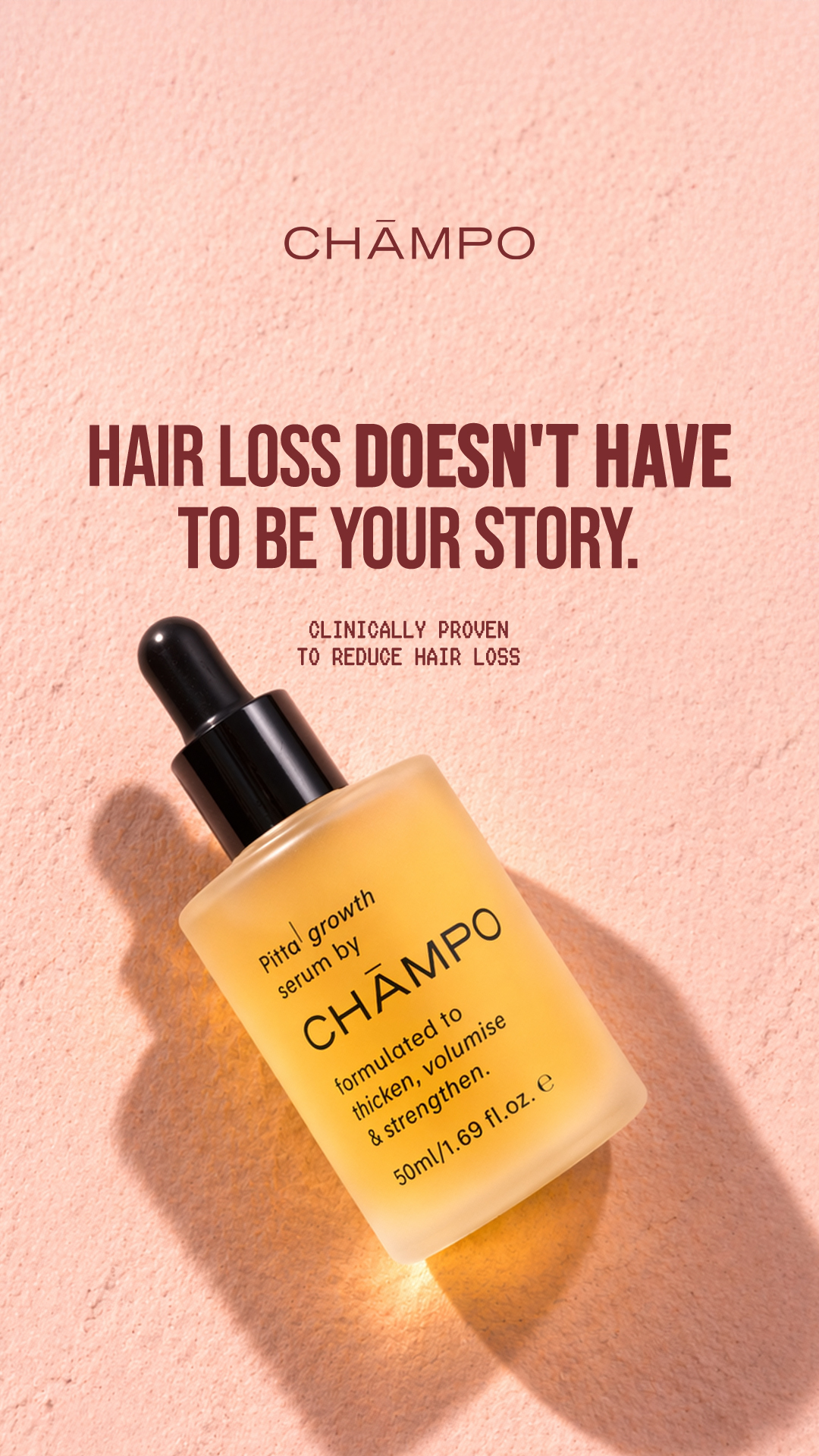 Chāmpo Haircare Facebook ad