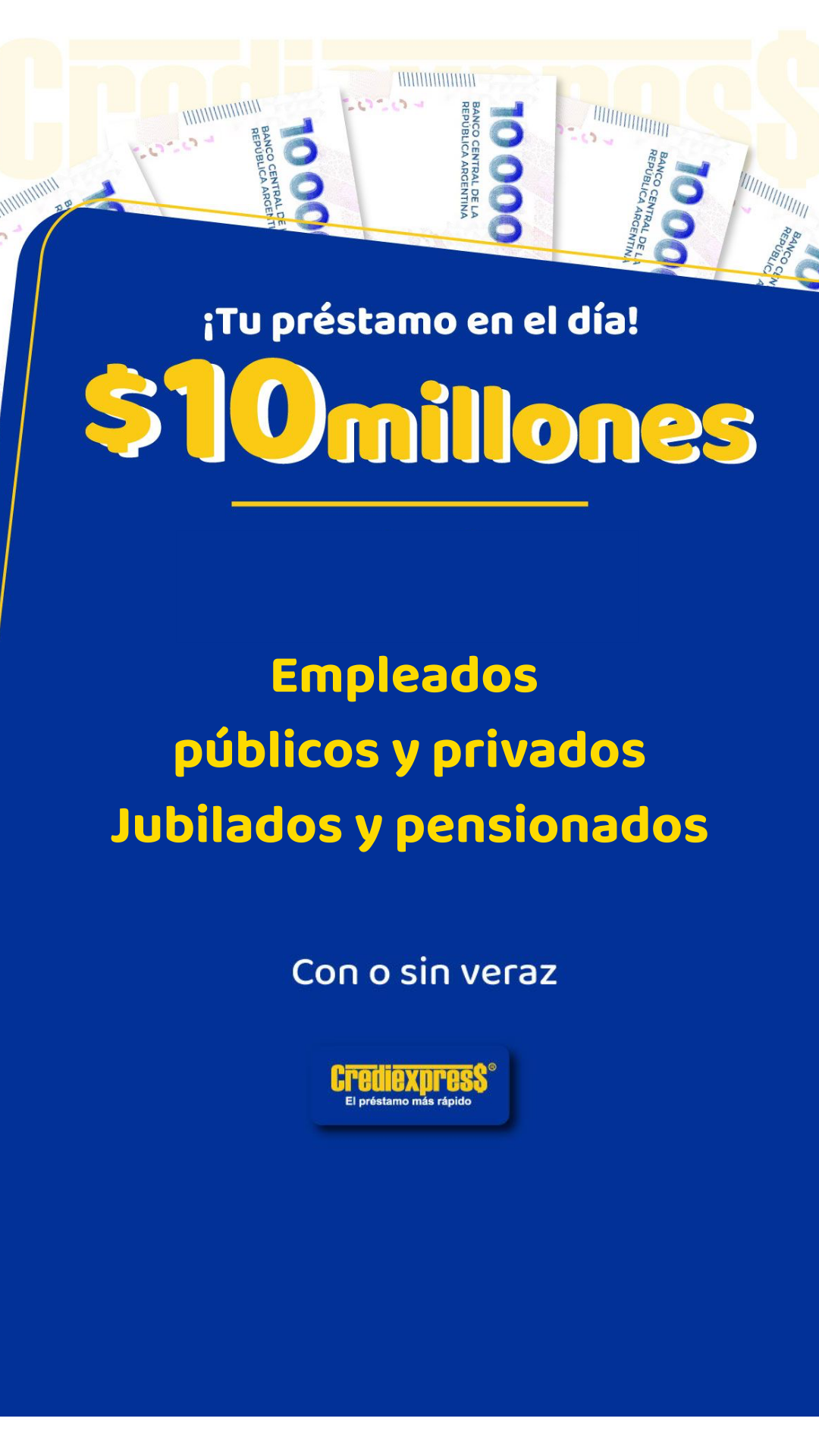 Crediexpress Facebook ad from Feb 18, 2026