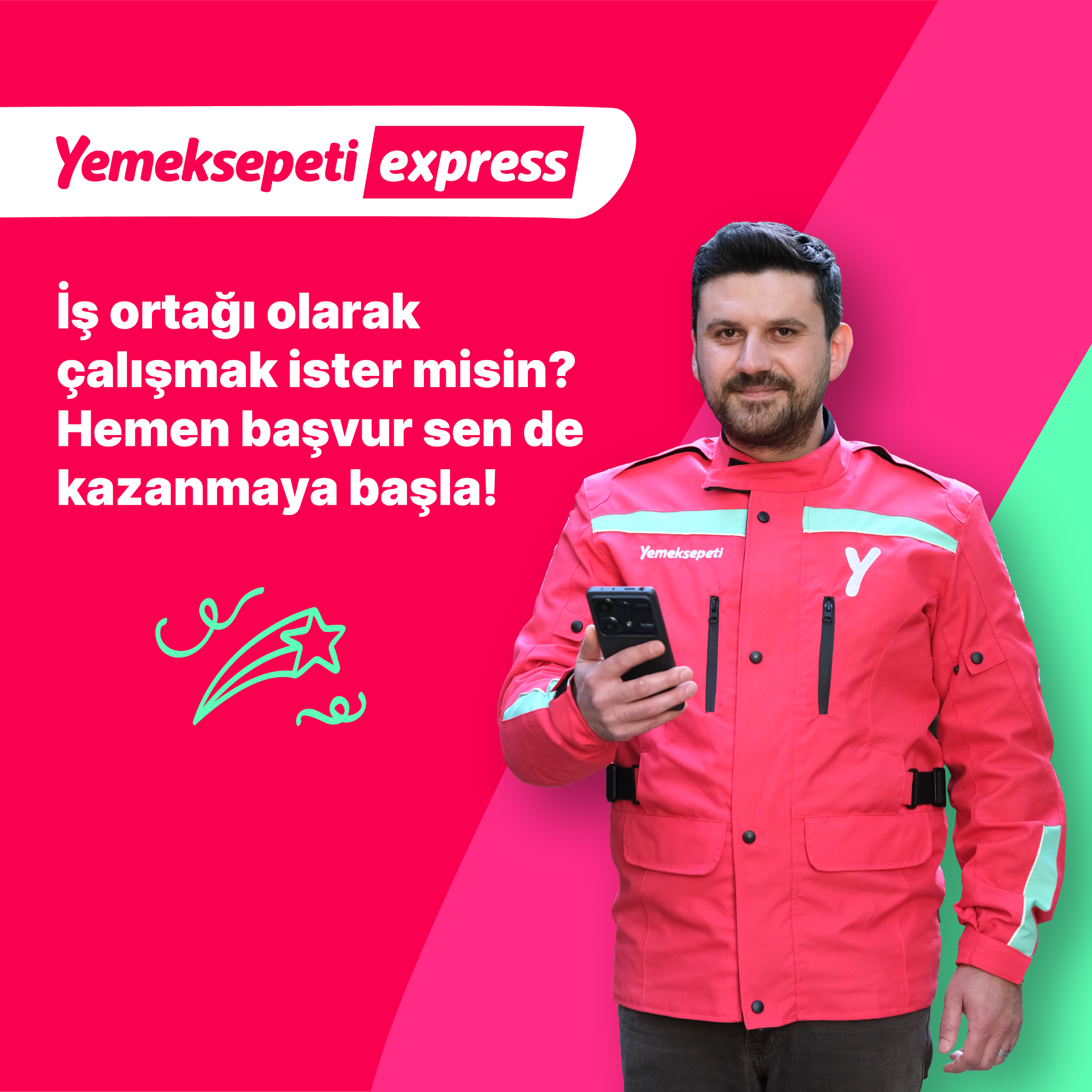 Yemeksepeti Express Facebook ad from May 14, 2026