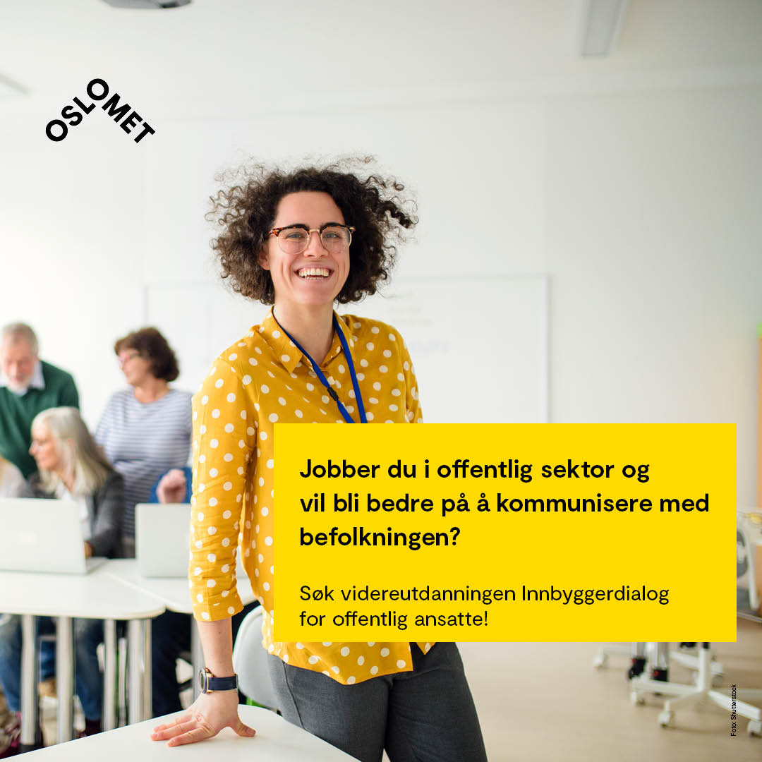 OsloMet - Oslo Metropolitan University Facebook ad from Mar 19, 2026