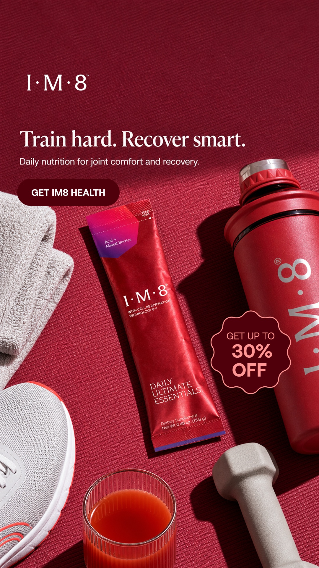 IM8 Health Facebook ad
