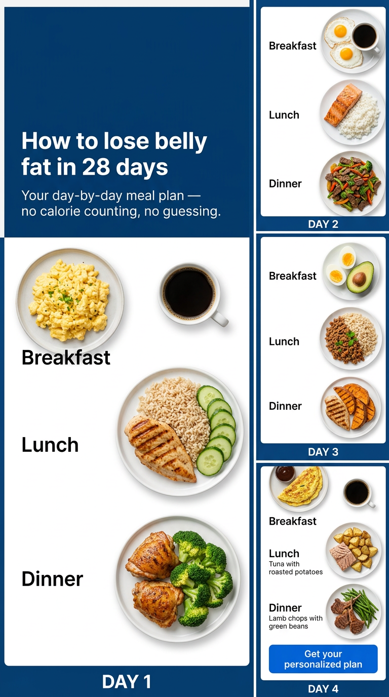Muscle Charge Facebook ad: Shed the Beer Belly With Smarter Meals