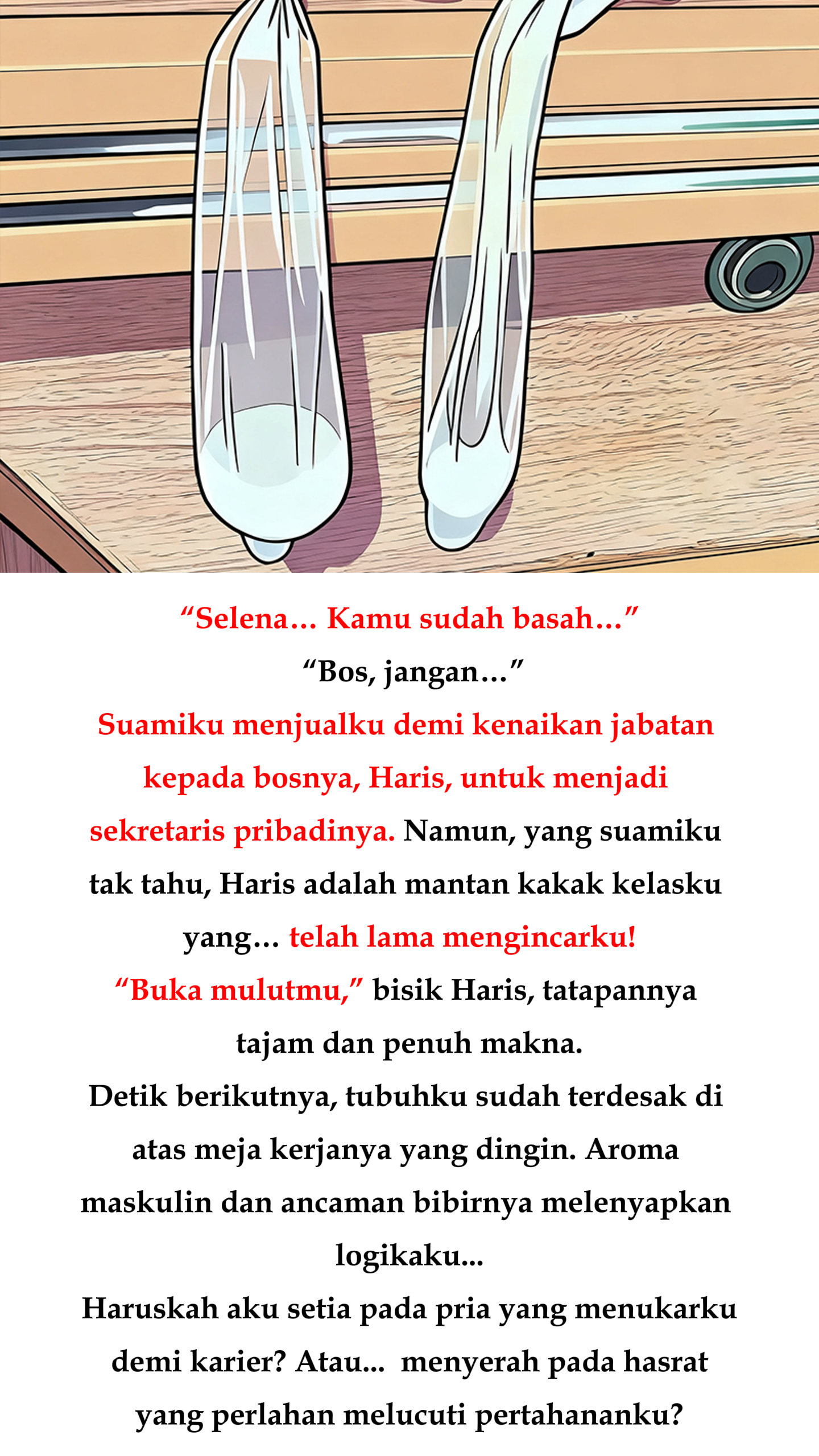 Sweetnovels2 Facebook ad: Perhatian! Jangan membaca di tempat umum!