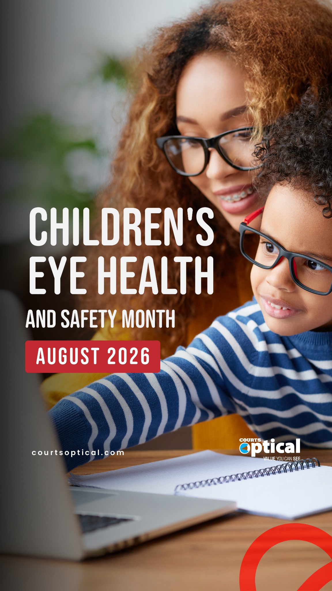 Courts Optical Trinidad & Tobago Facebook ad