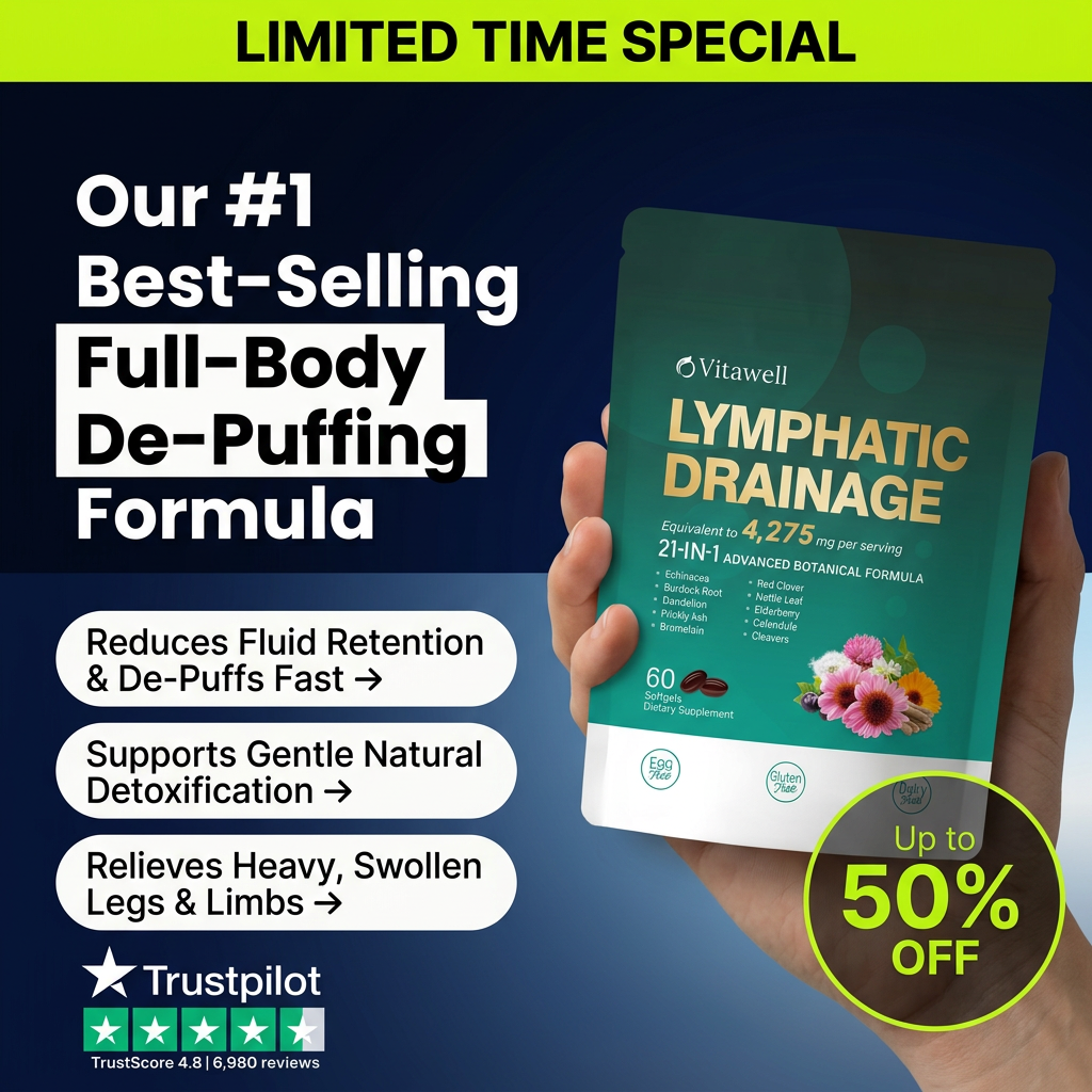 Wellness Daily Facebook ad: 50% OFF | Reduce Swelling & Feel Lighter