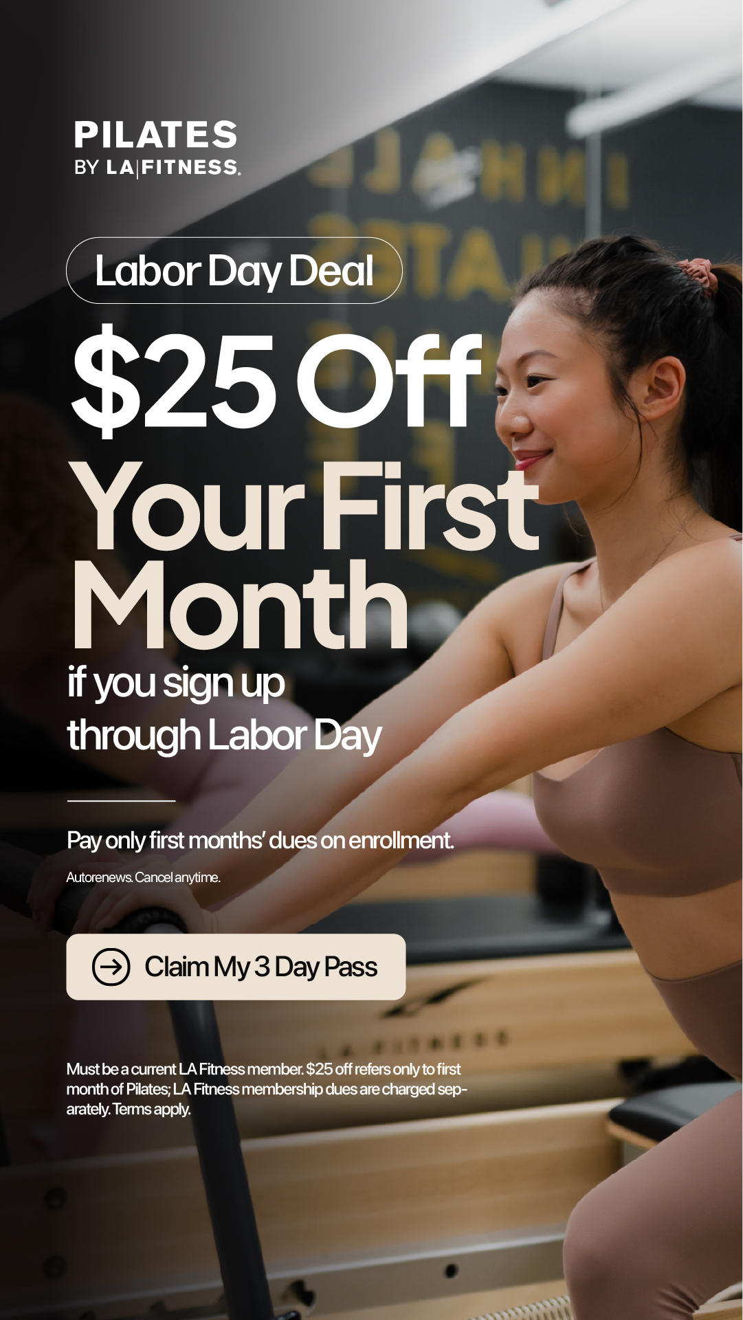 LA Fitness Facebook ad