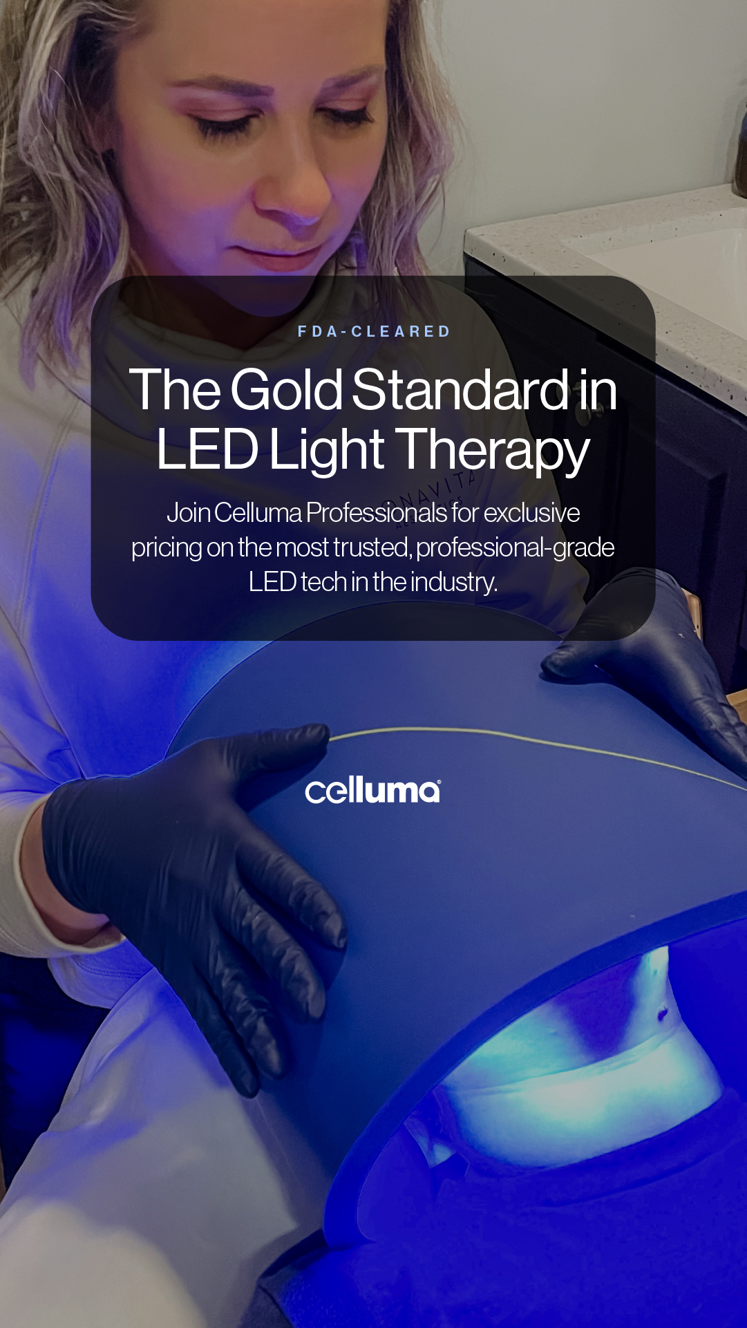 Celluma Light Therapy Facebook ad