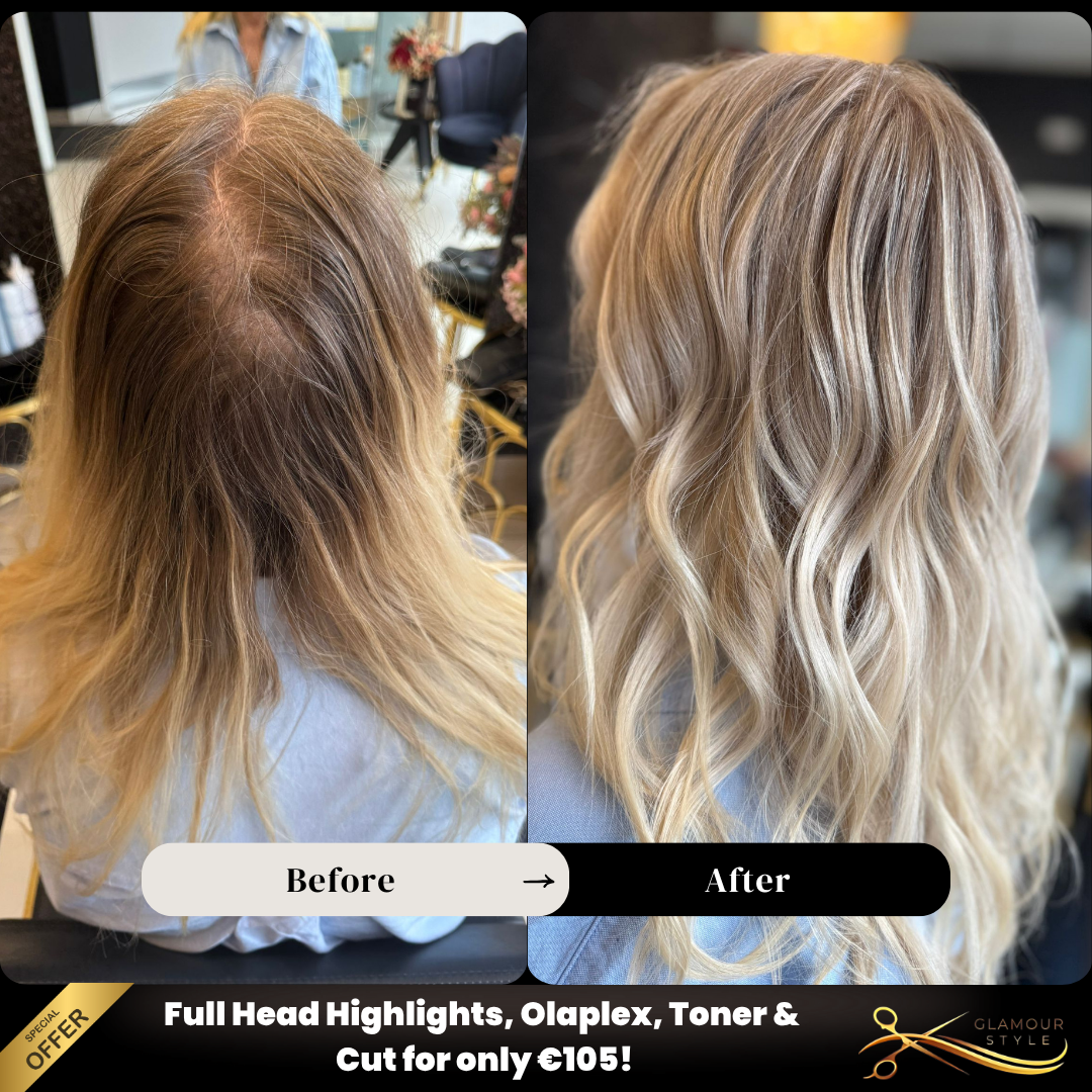 Glamour style Facebook ad: Ready to End the Cycle of Bad Hair Days? The €105 Solution…