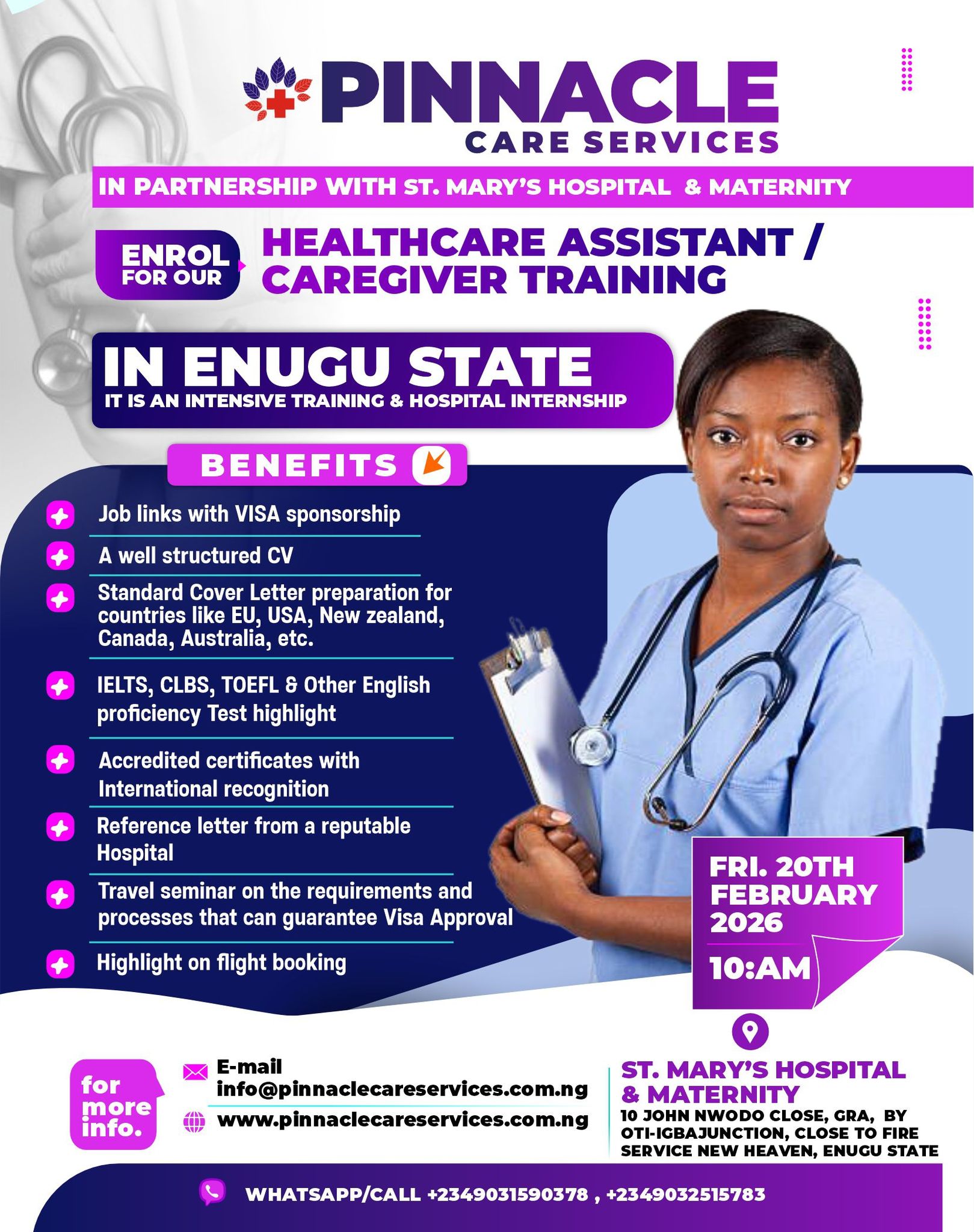 Pinnacle Care Services Facebook ad