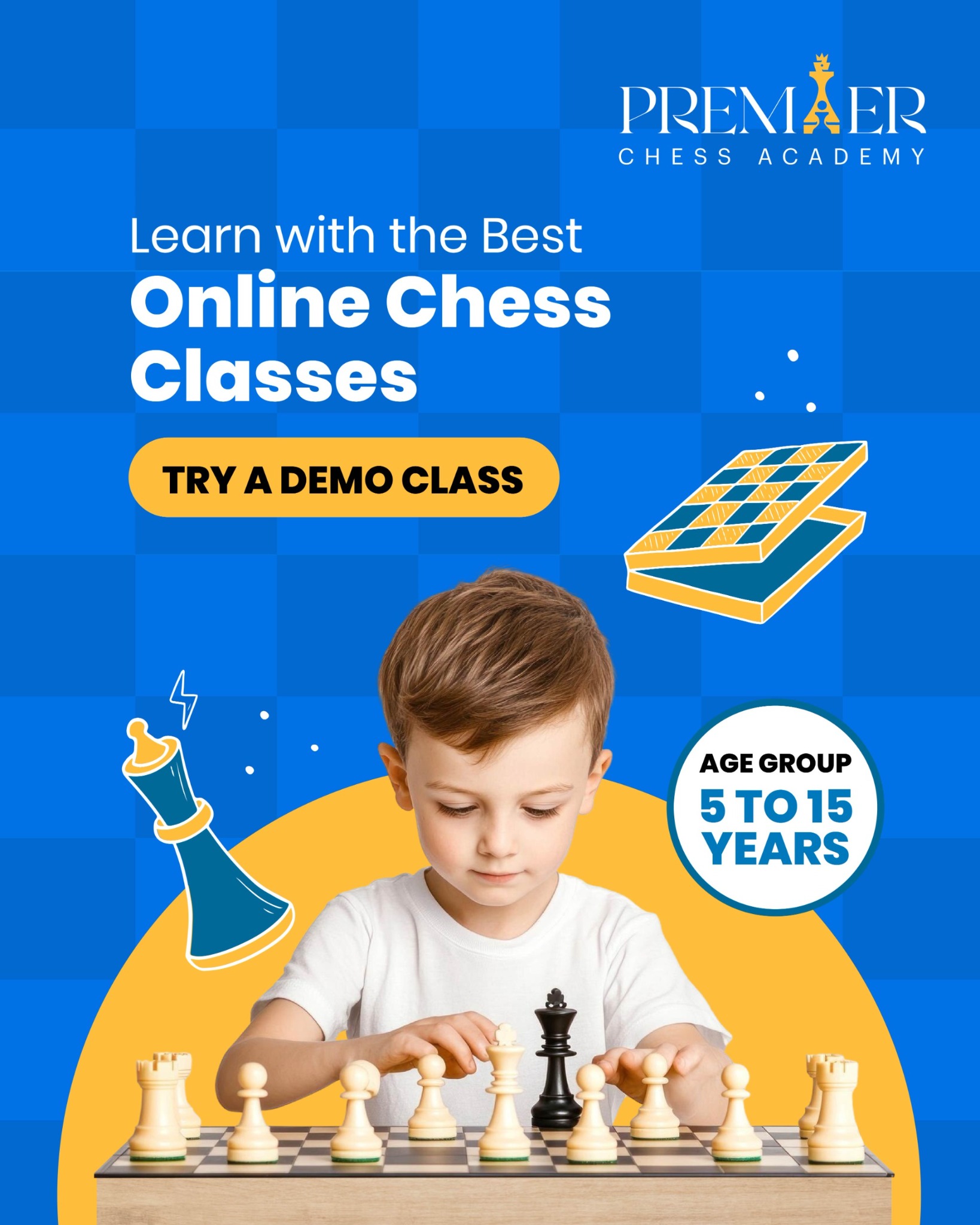 Premier Chess Academy Facebook ad