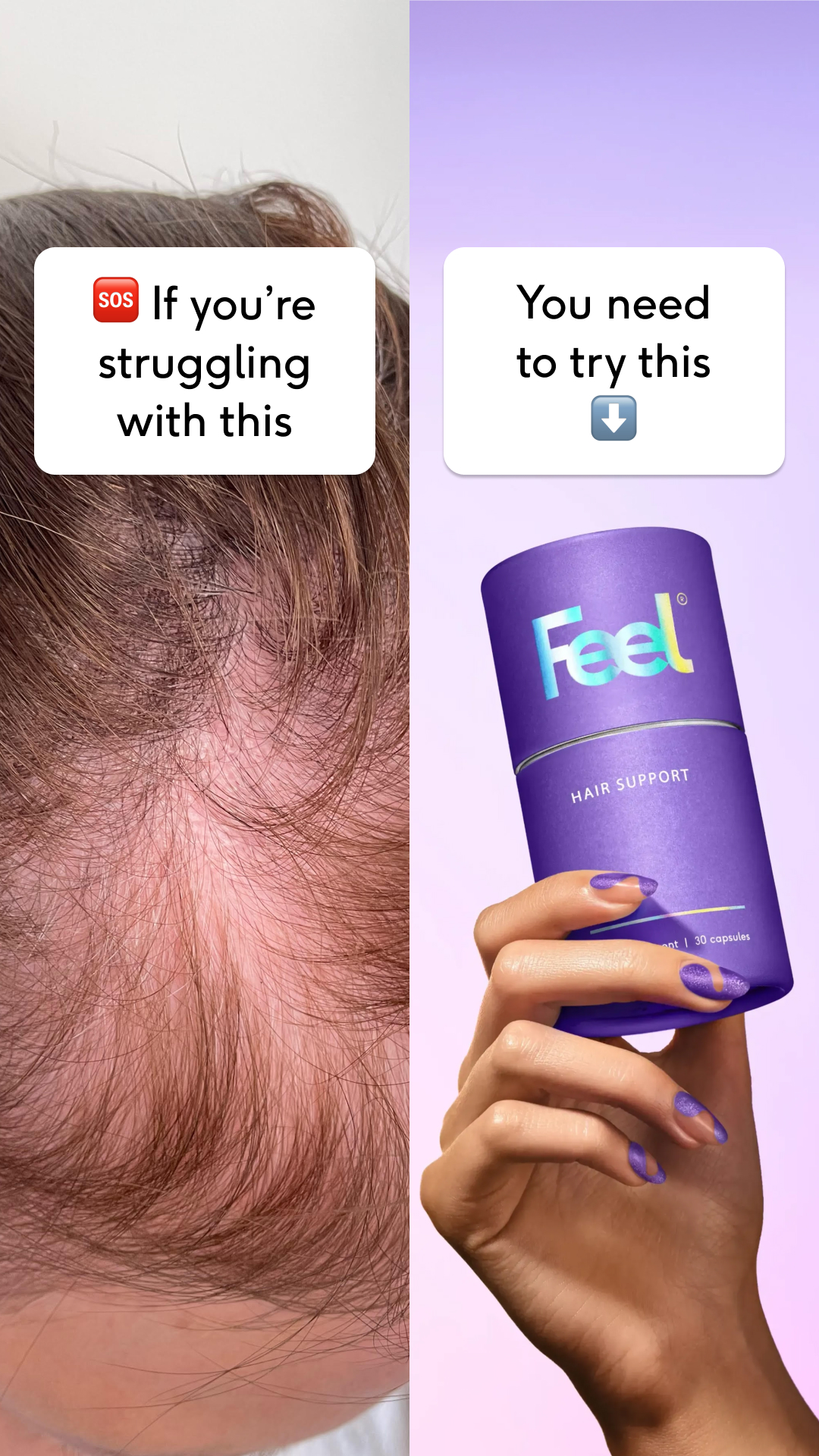 Feel Facebook ad