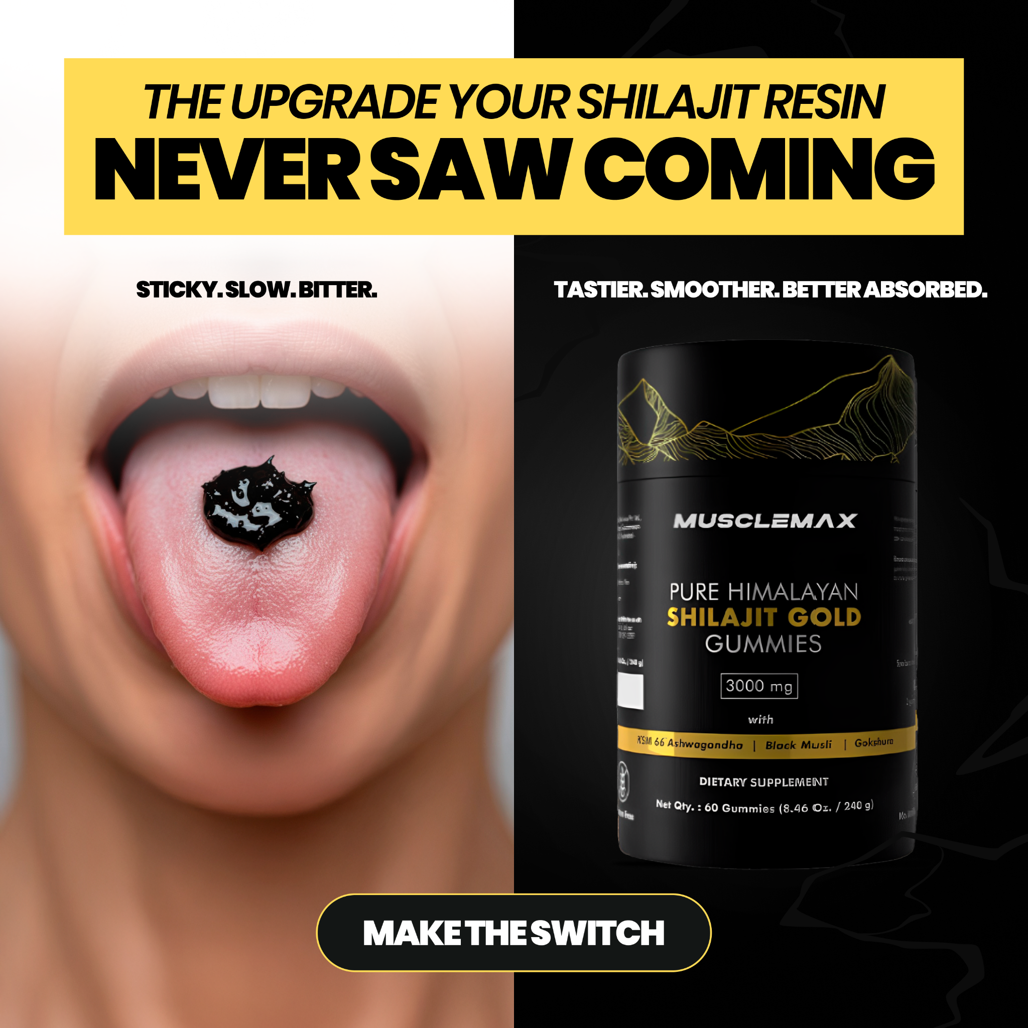 Try MuscleMax Facebook ad