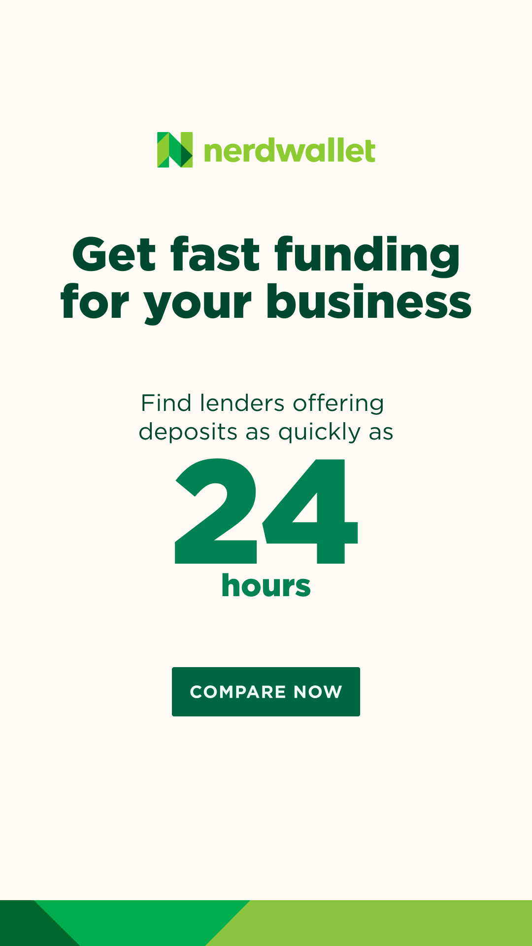 NerdWallet UK Facebook ad