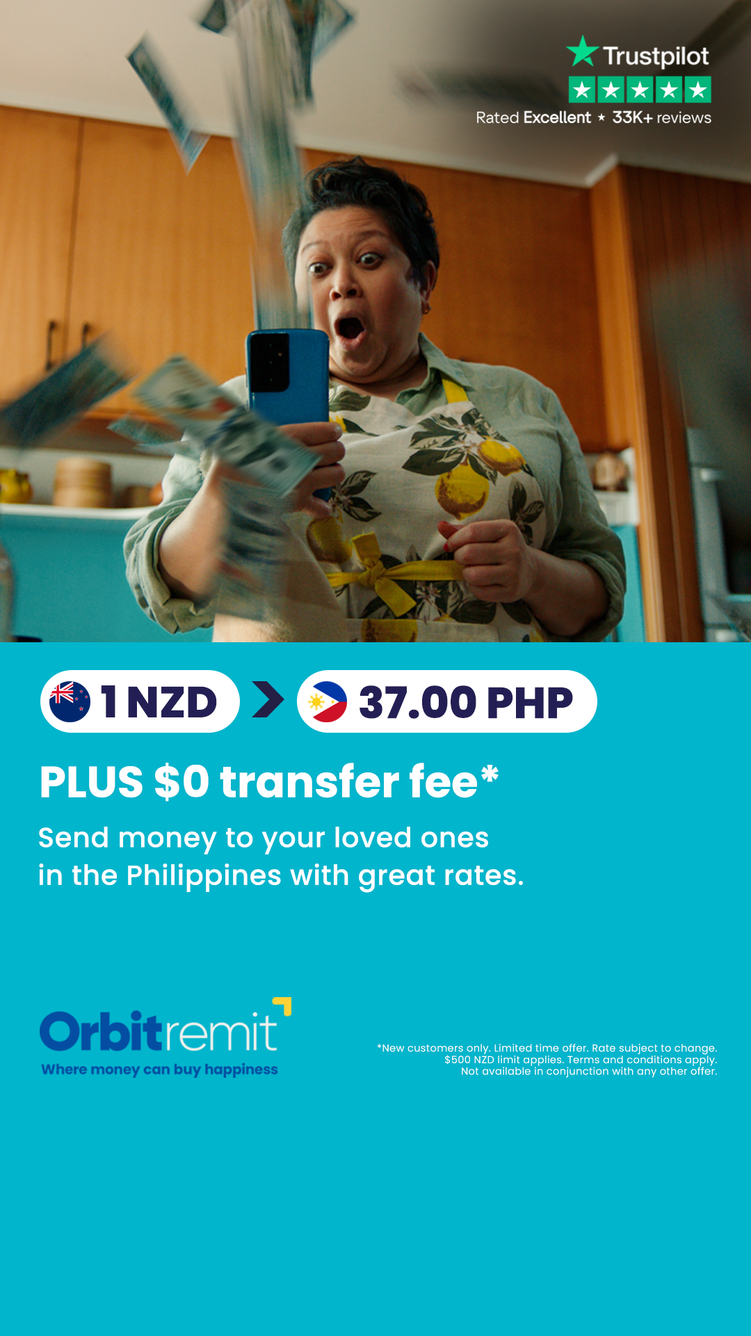 OrbitRemit Facebook ad from May 4, 2026