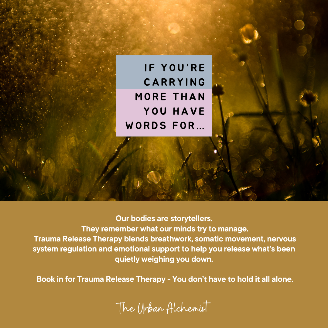 The Urban Alchemist Facebook ad: Nervous System Trauma Support