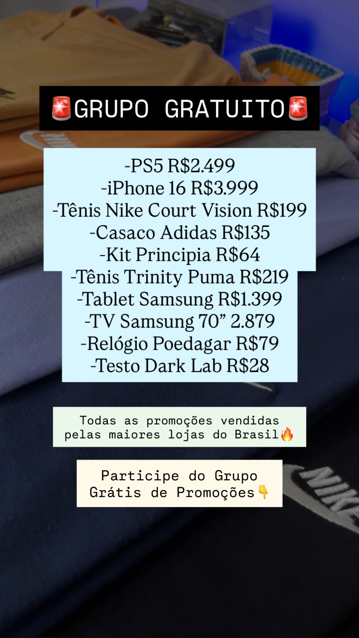 Time de Ofertas Facebook ad
