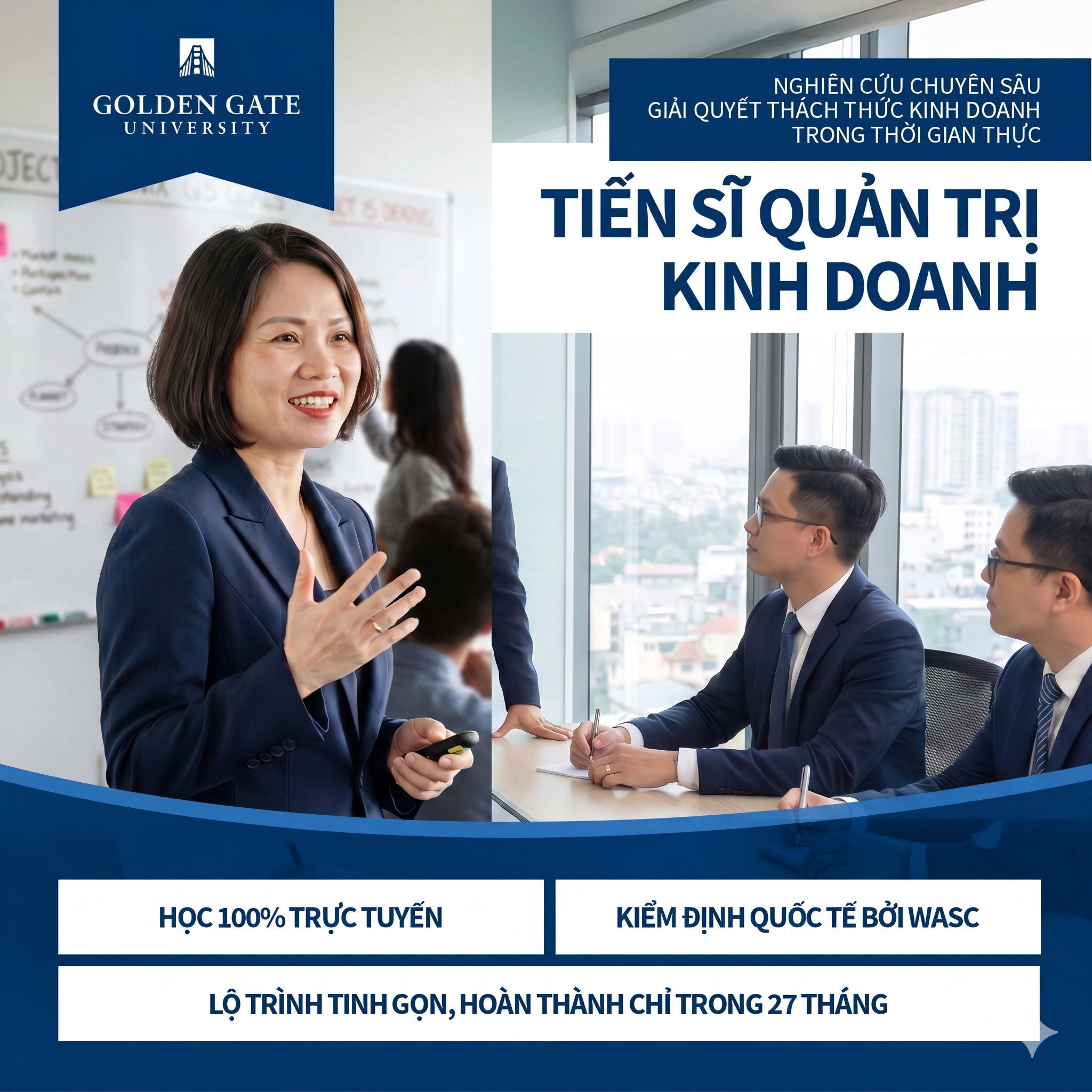 Golden Gate University Facebook ad