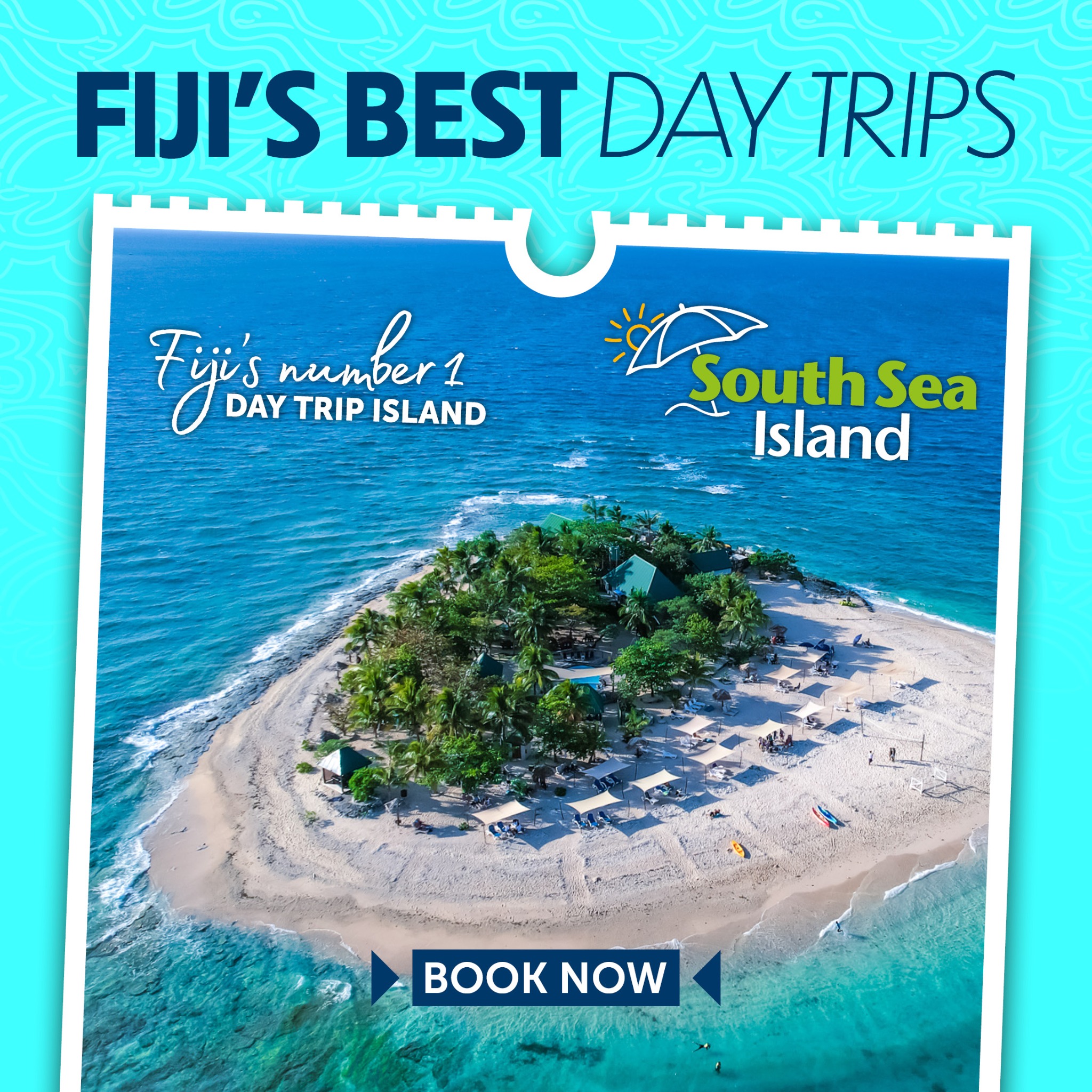South Sea Cruises Facebook ad: Uncover Fiji’s tropical island magic in a day…