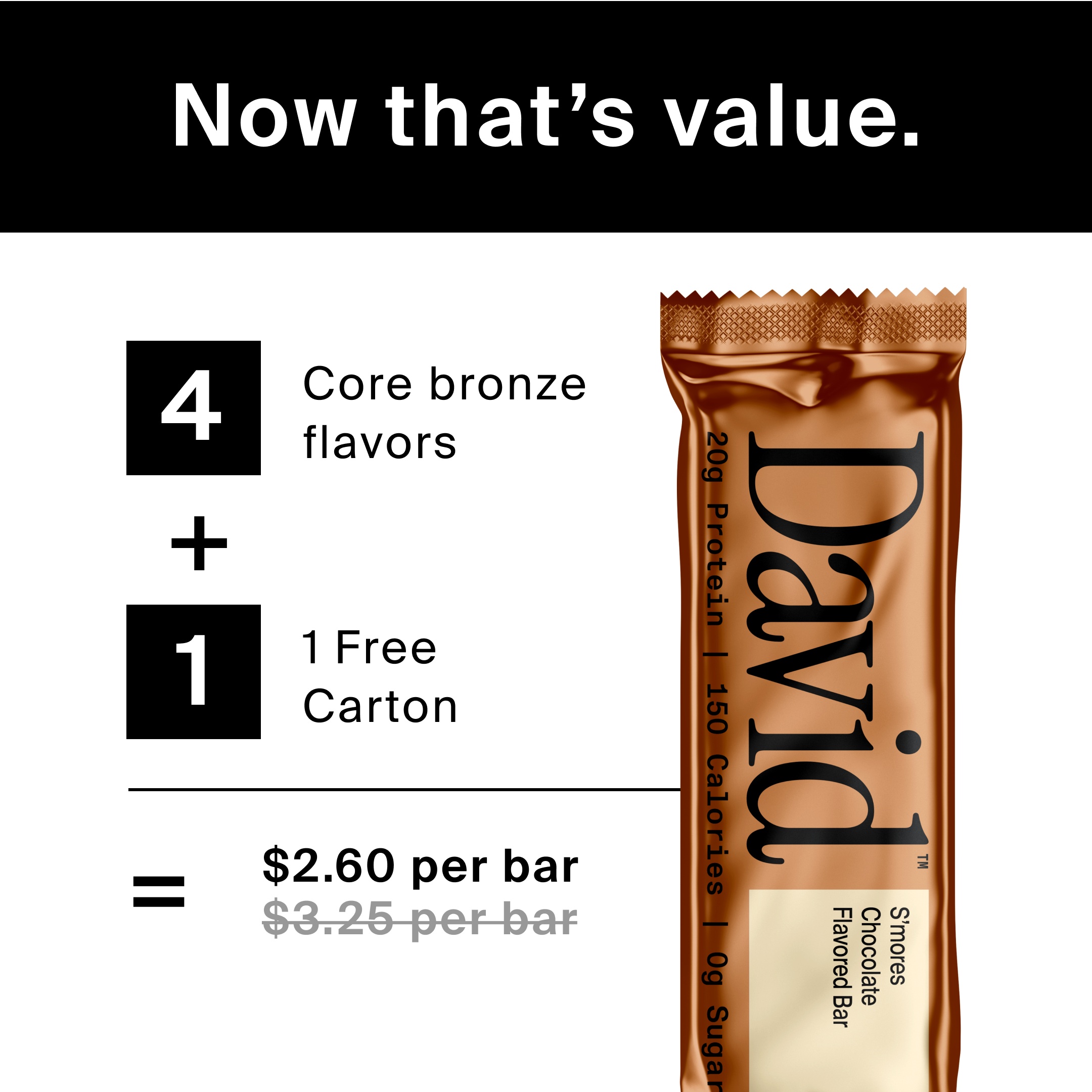 David Protein Facebook ad