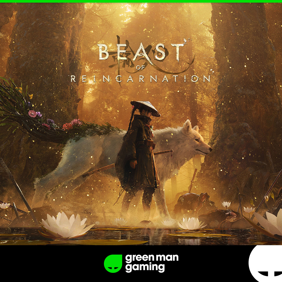 Green Man Gaming Facebook ad: Real-time action meets turn-based RPG tactics.