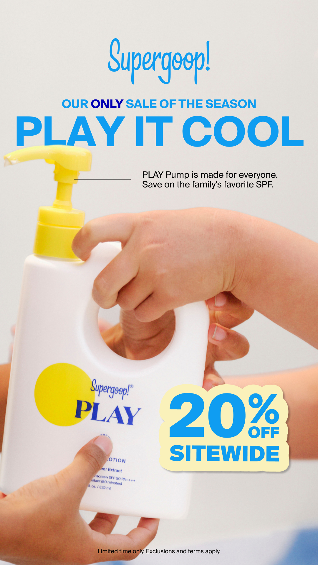 Supergoop Facebook ad
