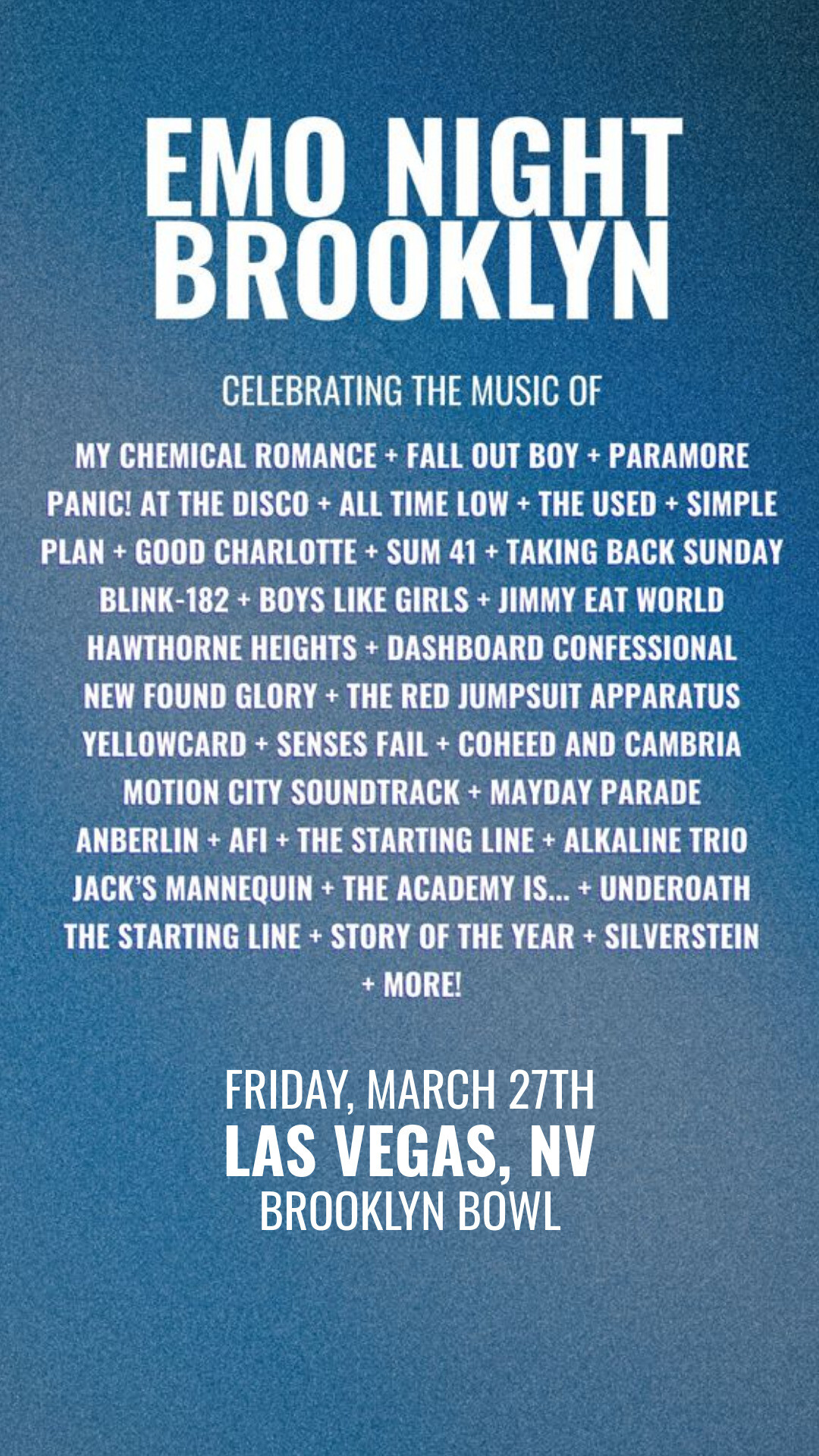 Emo Night Brooklyn Facebook ad
