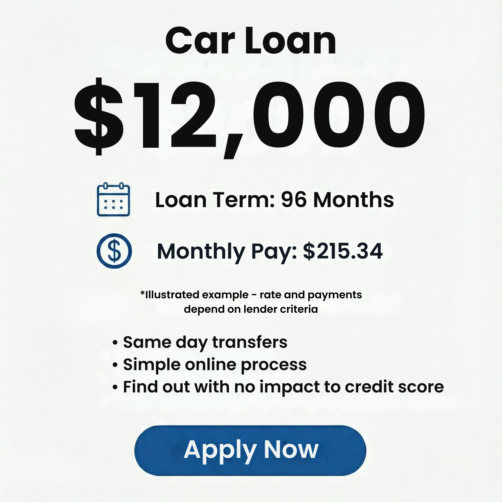 My Auto Approval Facebook ad: See Car Loan Options With No Credit Score Risk