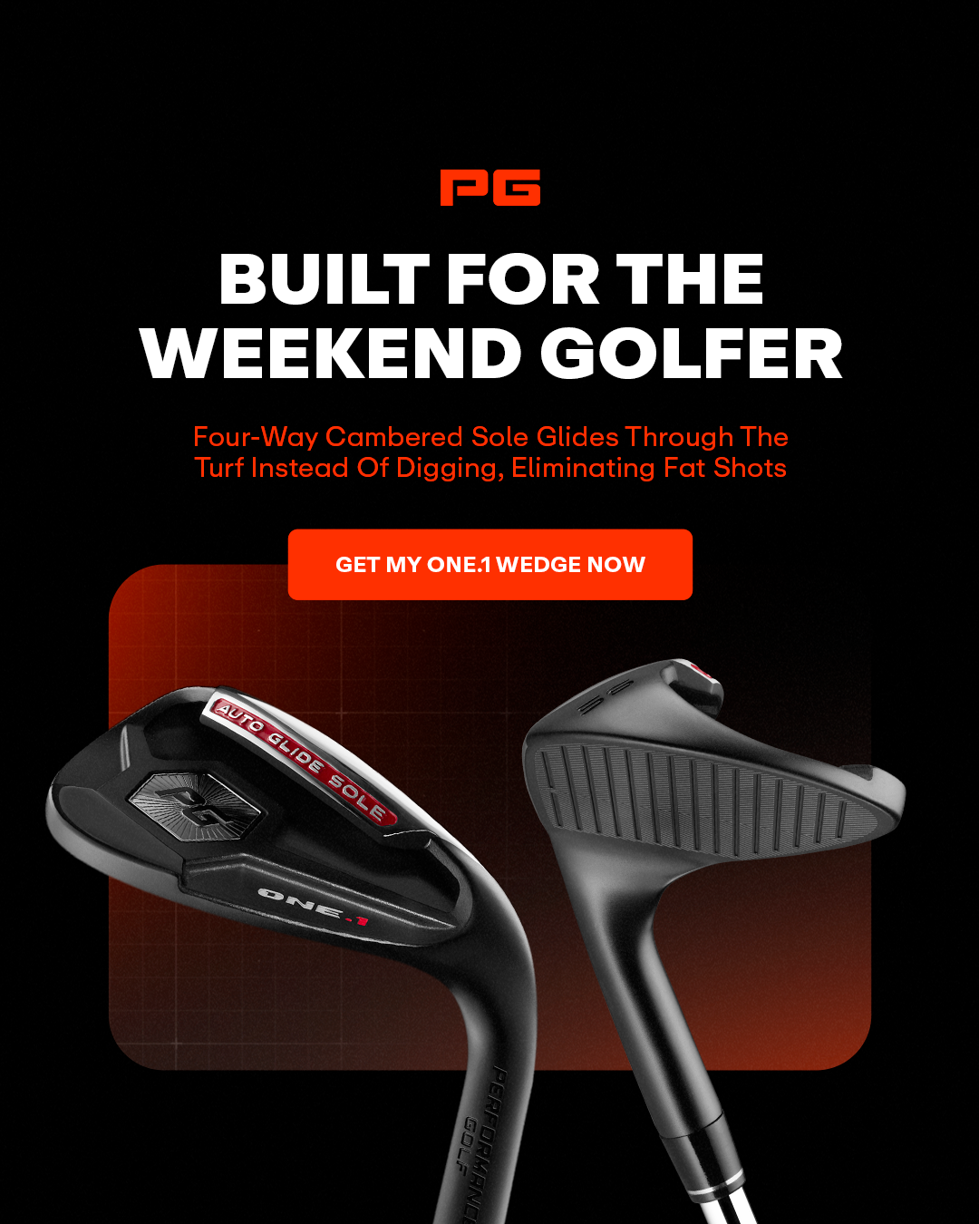 Performance Golf Facebook ad