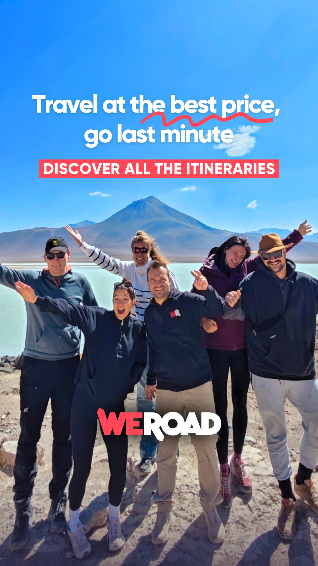 WeRoad Travel Facebook ad