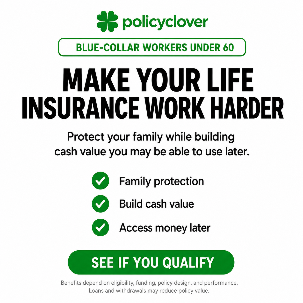 PolicyClover Facebook ad