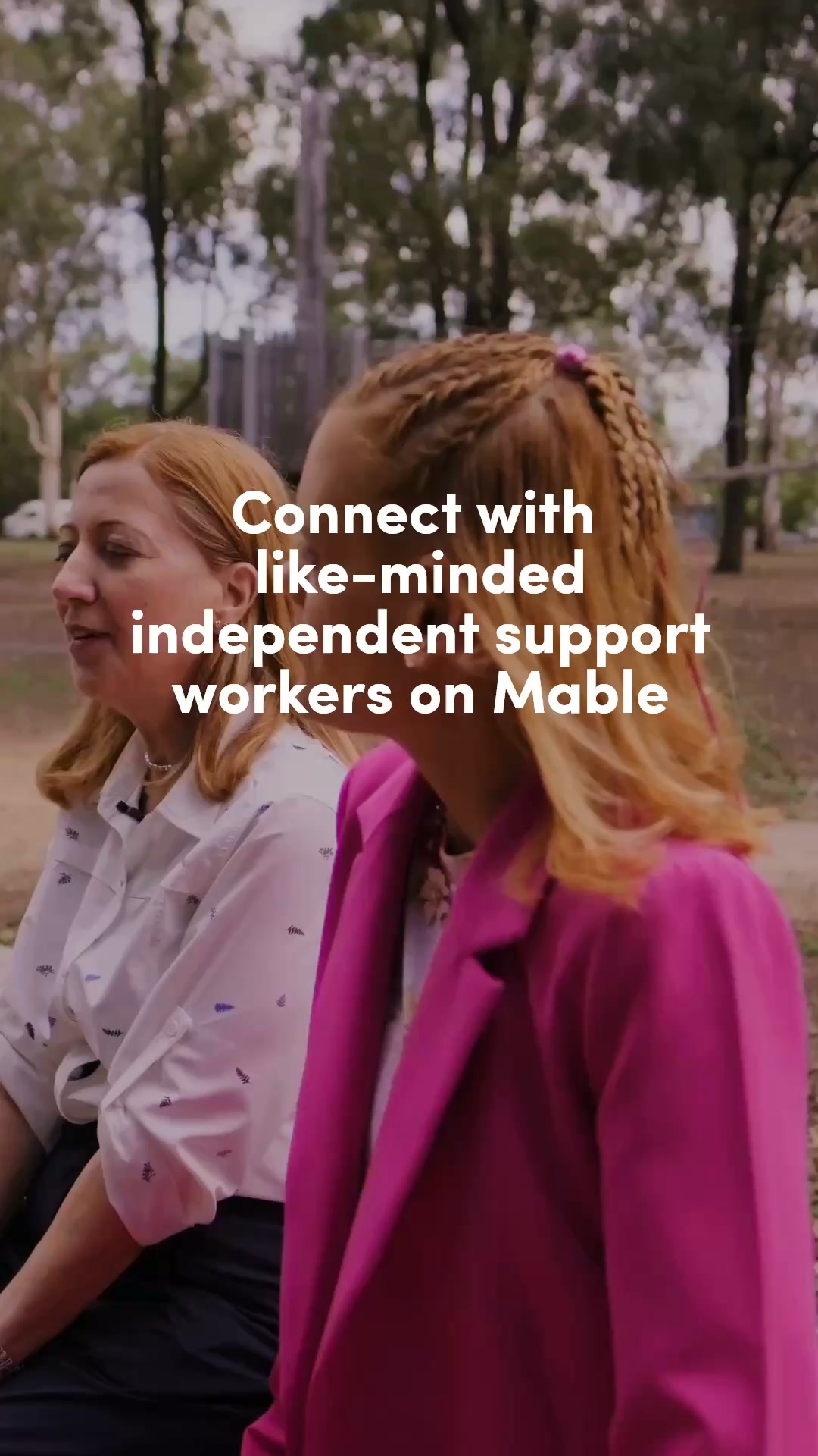 Mable Facebook ad: Find support that suits you and your needs
