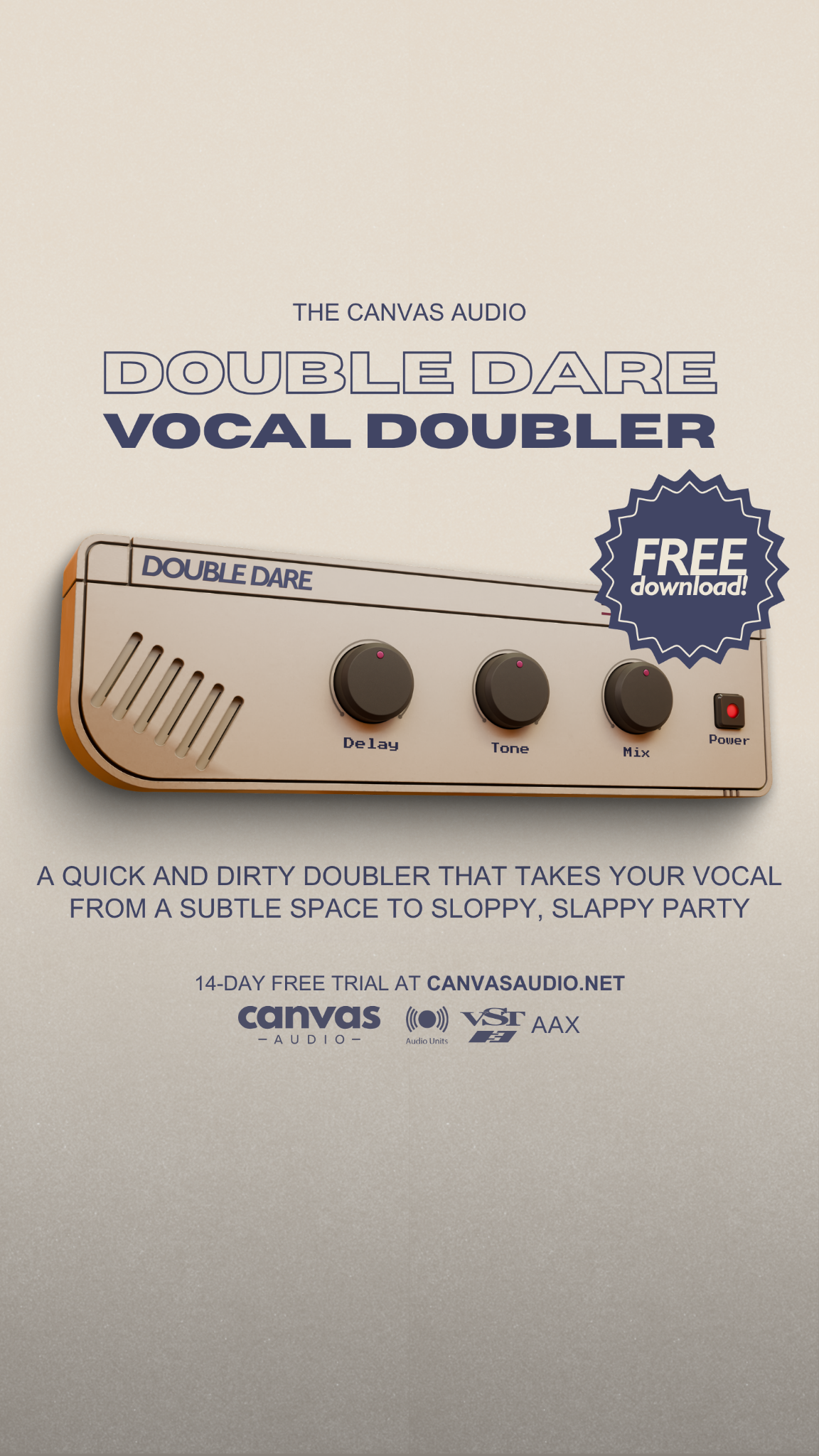 Canvas Audio Facebook ad