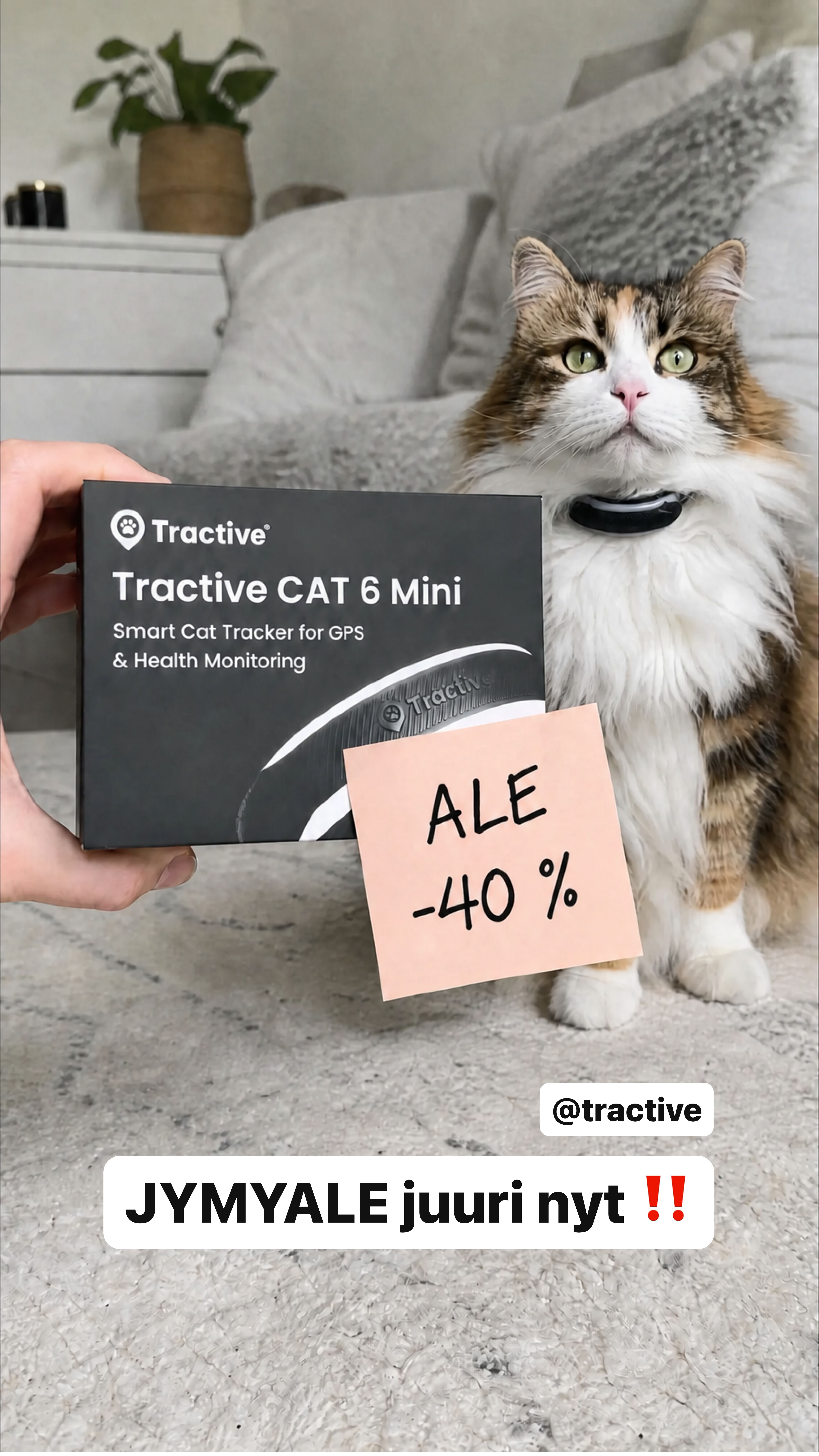 Tractive Facebook ad
