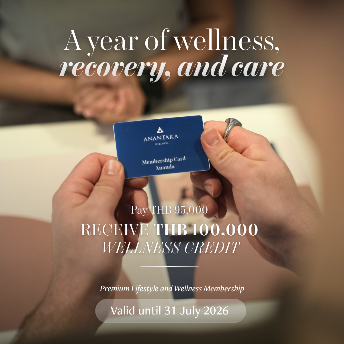 Anantara Wellness Riverside Facebook ad: Your wellness, your way.
