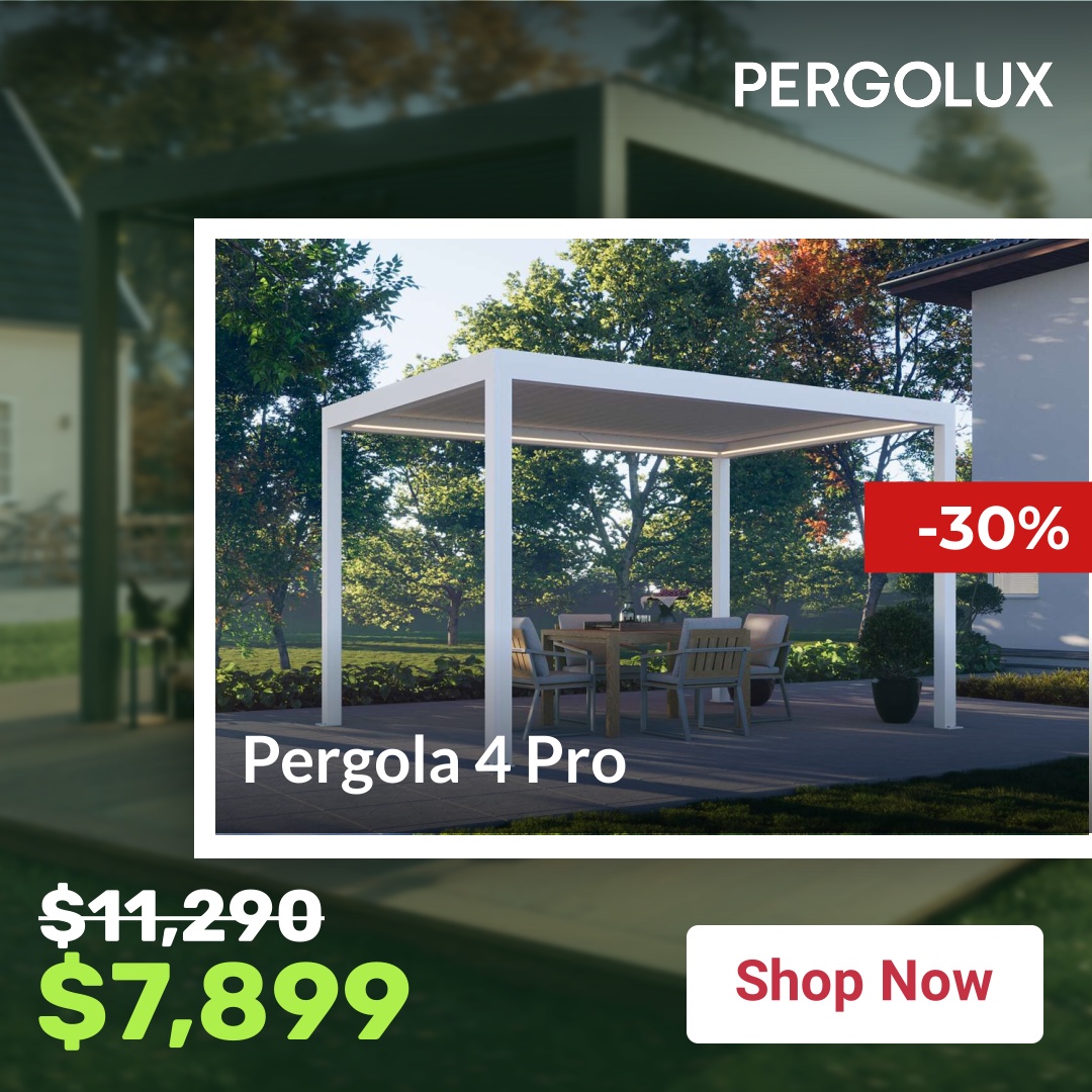 pergolux.au Facebook ad: Introducing the new Pergolux S4.